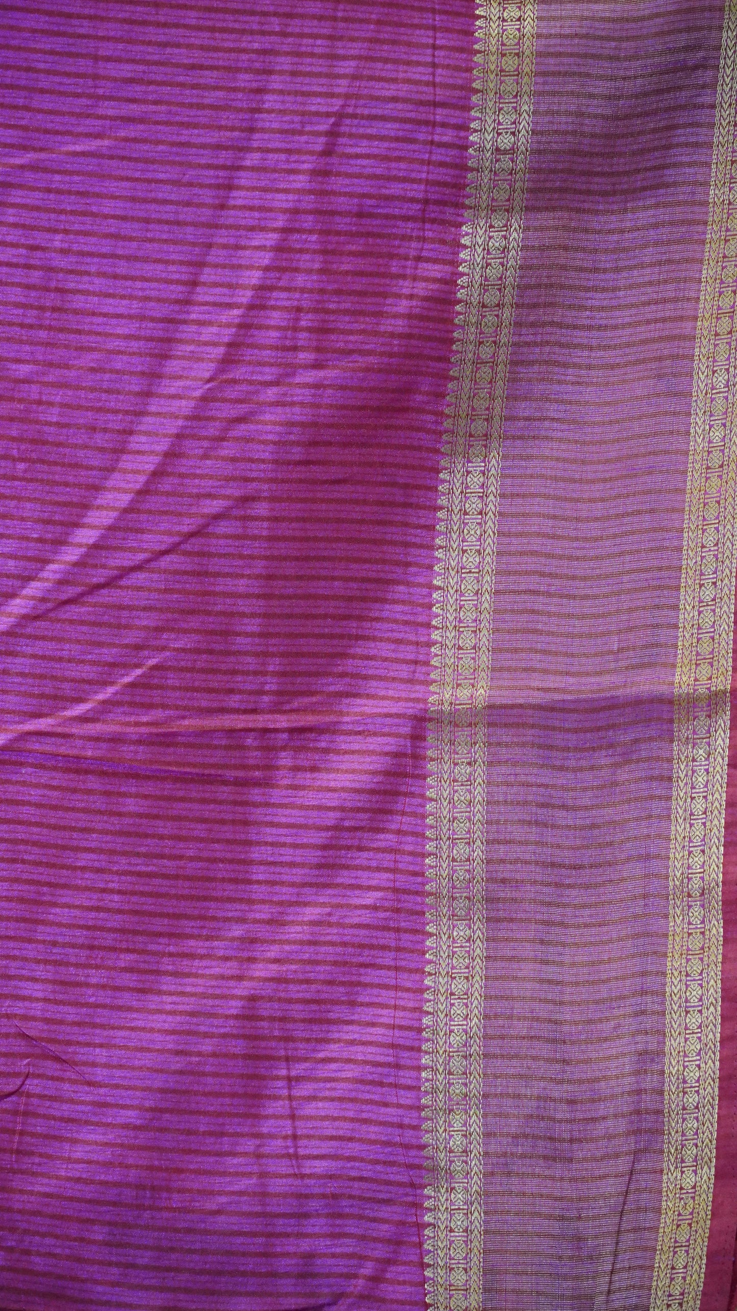 Semi Pattola Saree Violet to Pink