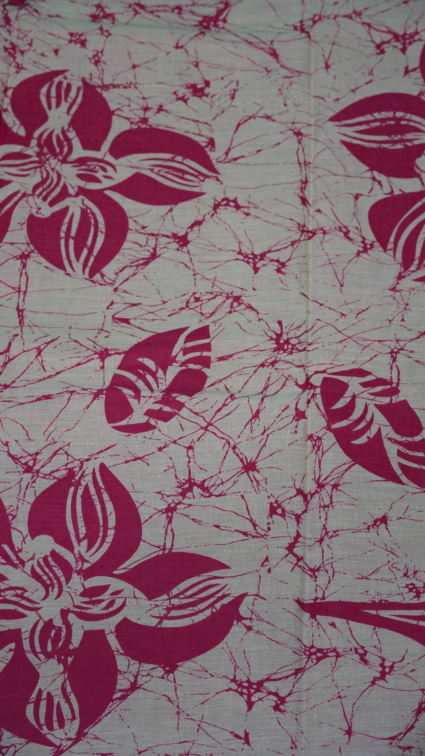 Mul Mul Cotton Saree Half White to Pink