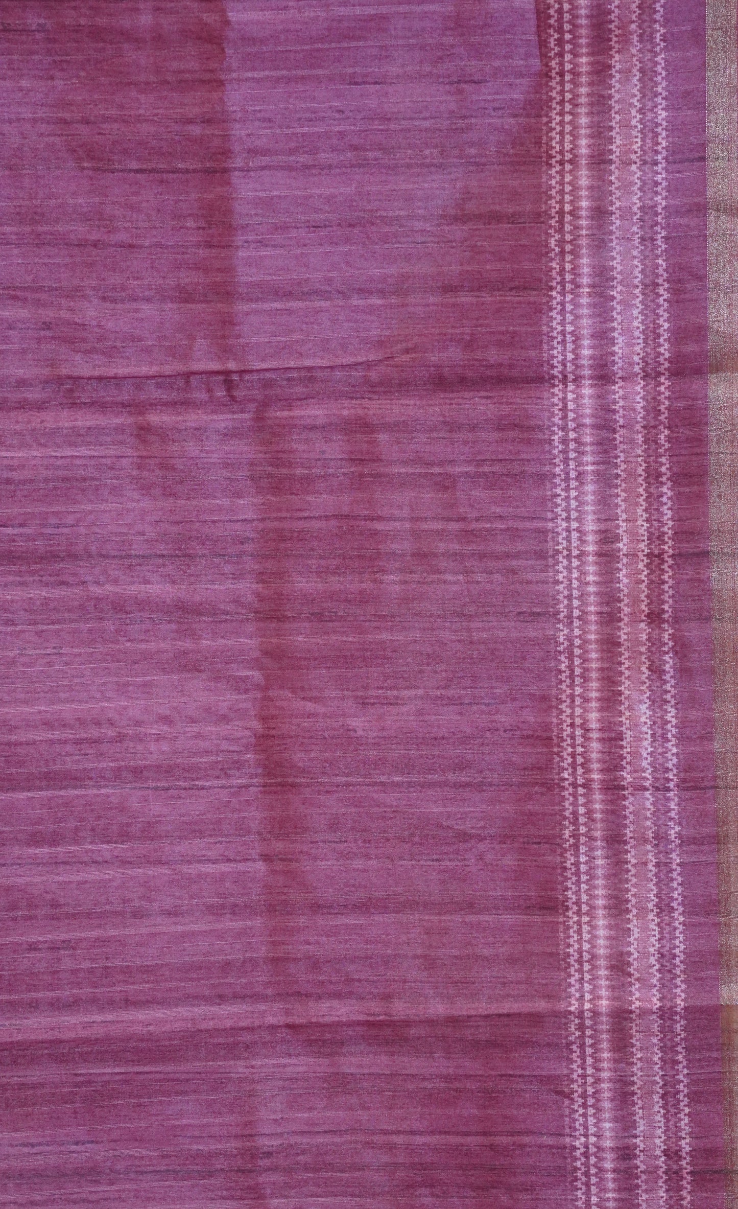 Gicha Tussar Saree Self Print Pink