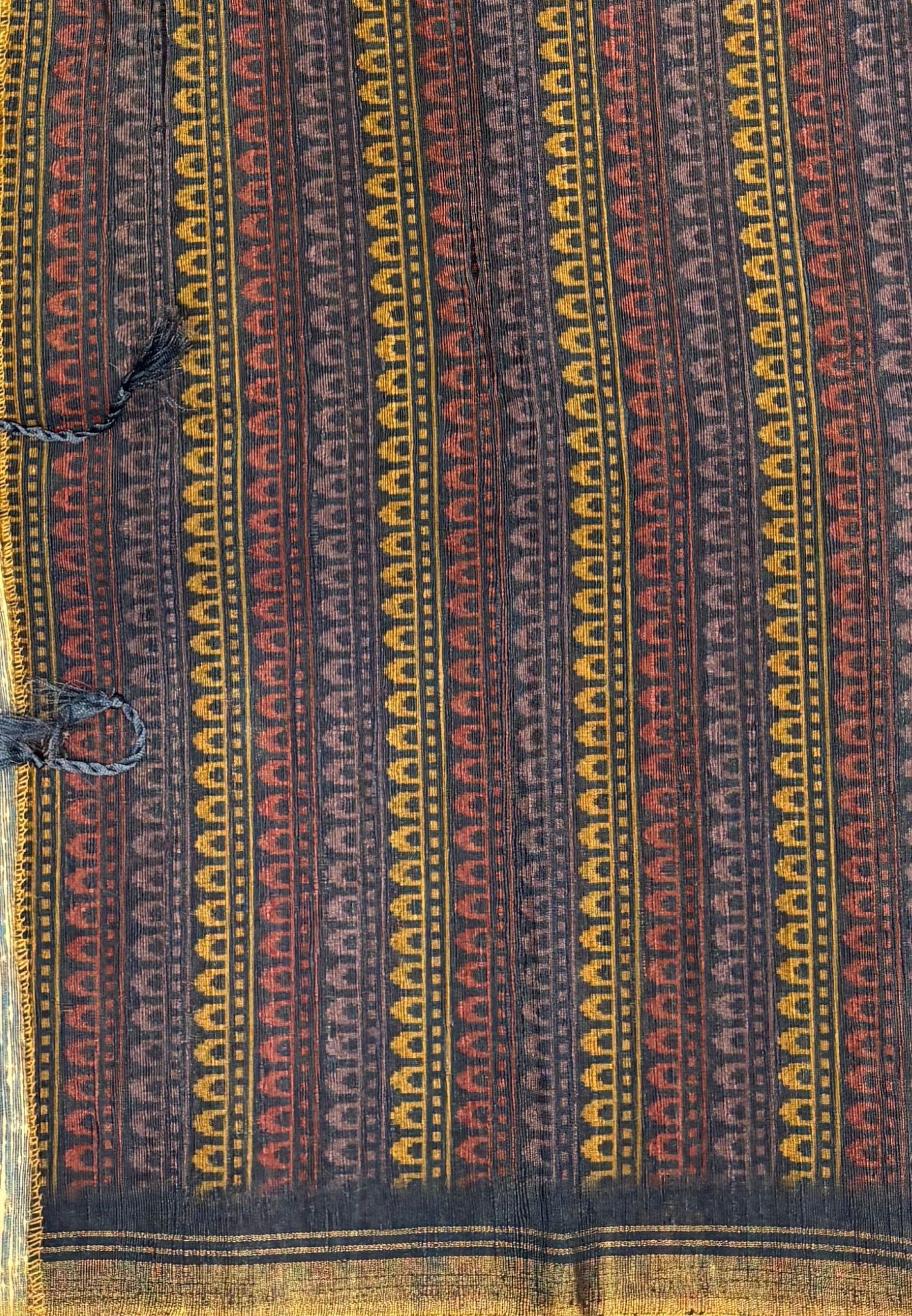 Matka Tussar saree -Blue