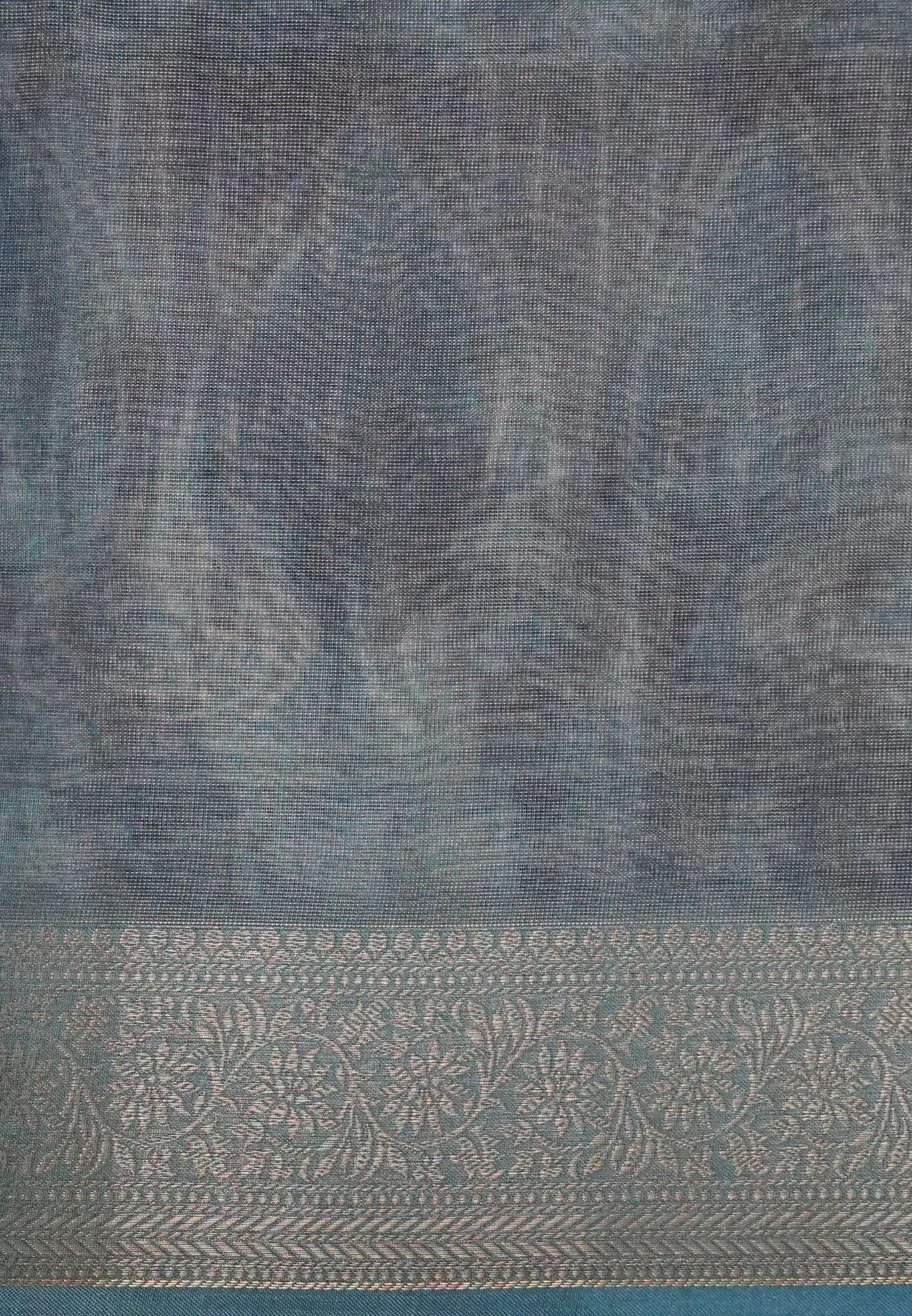 Tissue Kota Saree-Dark Blue