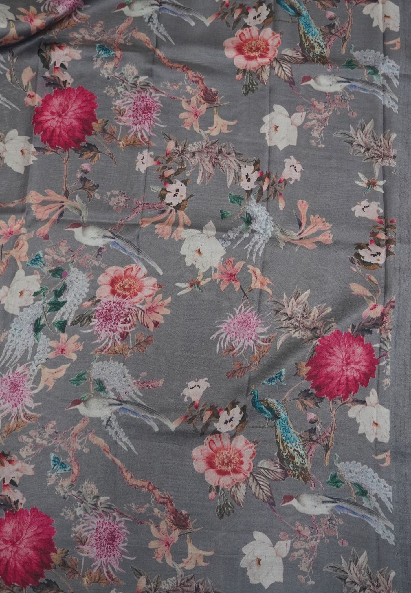 Premium Silk Saree-Grey
