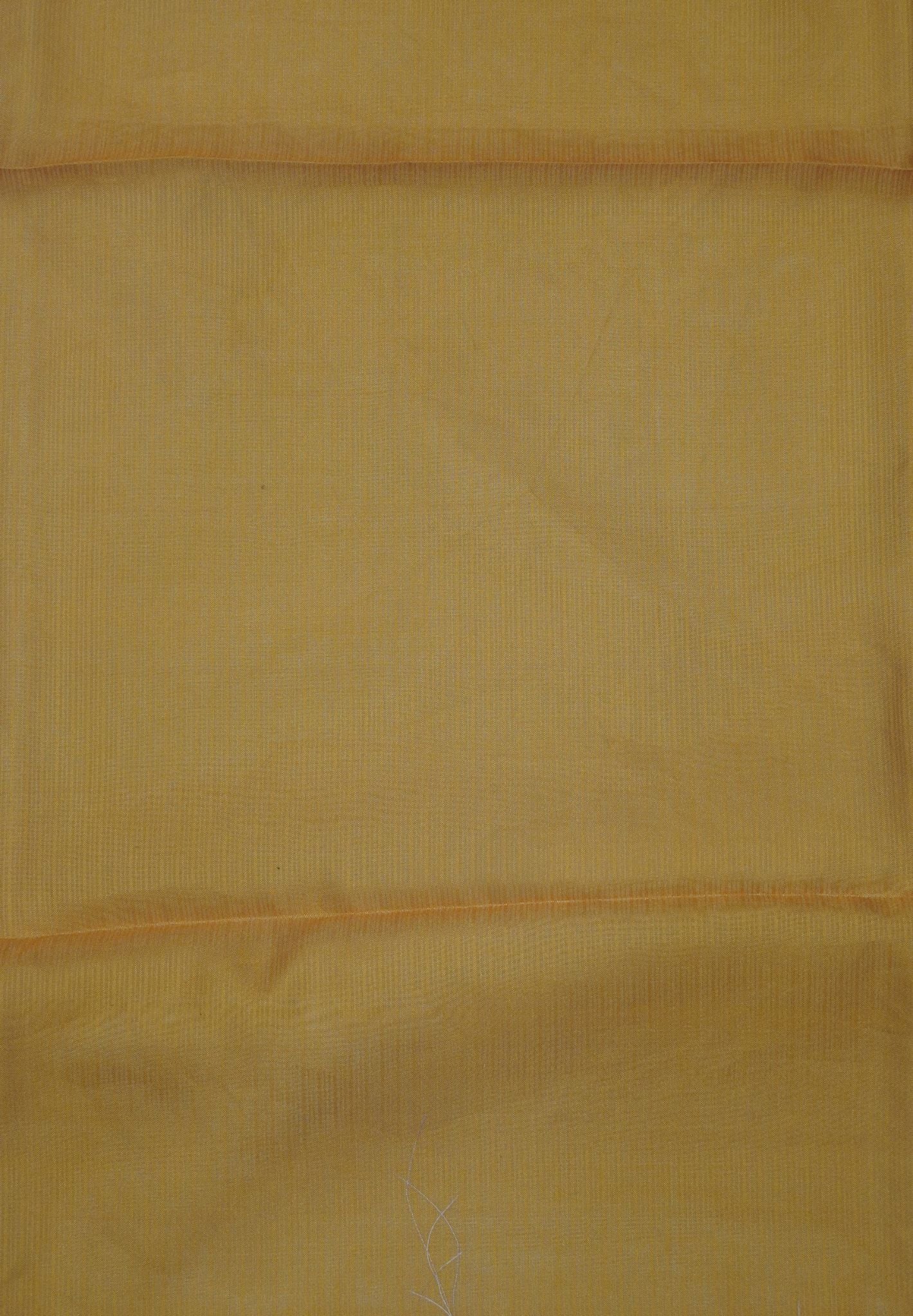 Kota Saree Green-Orange Multi Shade with Mirror Work