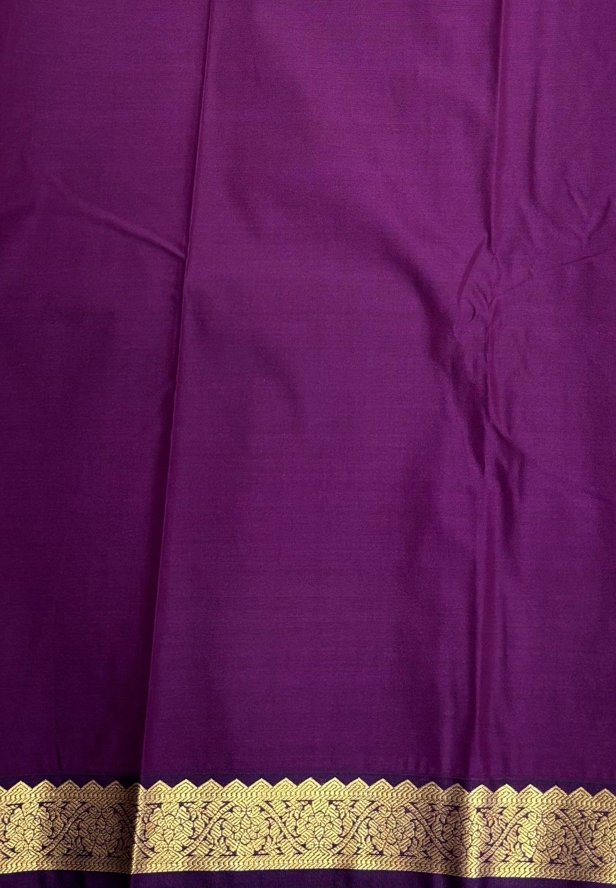 Budget Kanchipuram Saree-Lavender with Contrast Border