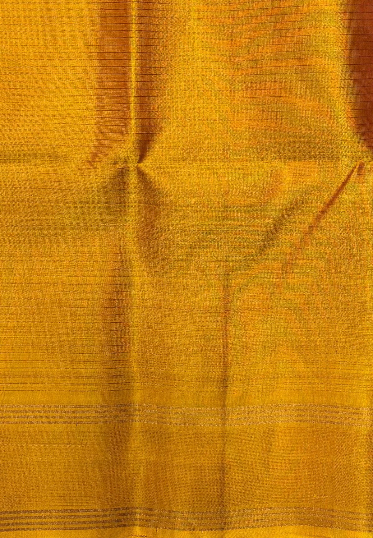 Pure Kanchipuram Silk Saree-Patel Brown in Fine Checked Zari Border