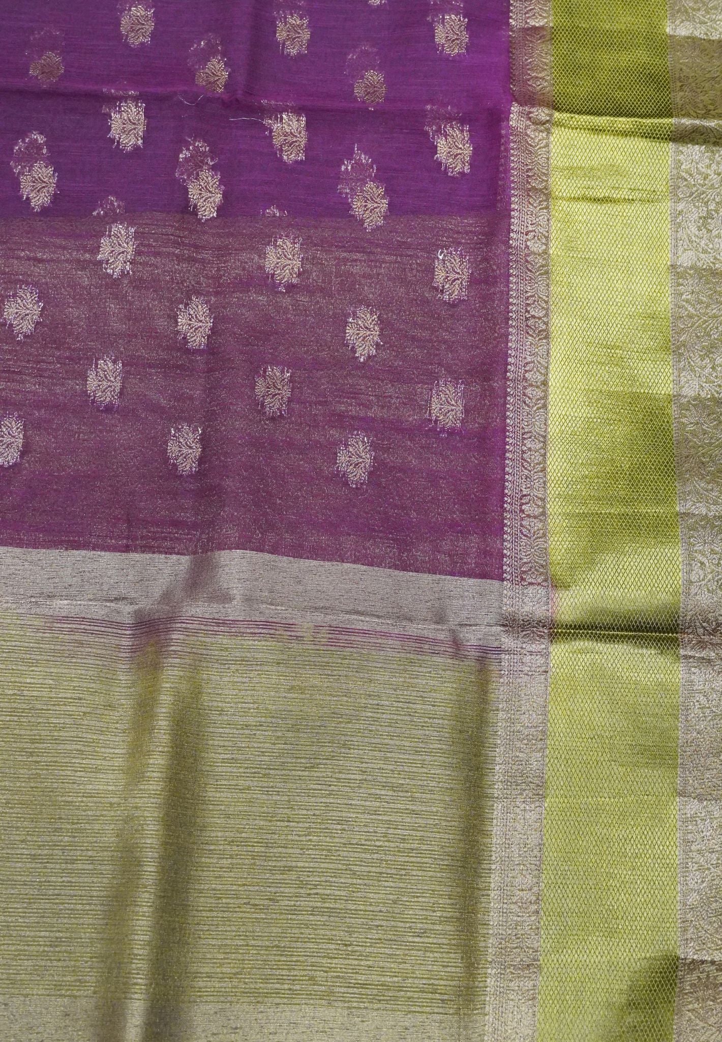 Bamboo Saree - Maroon