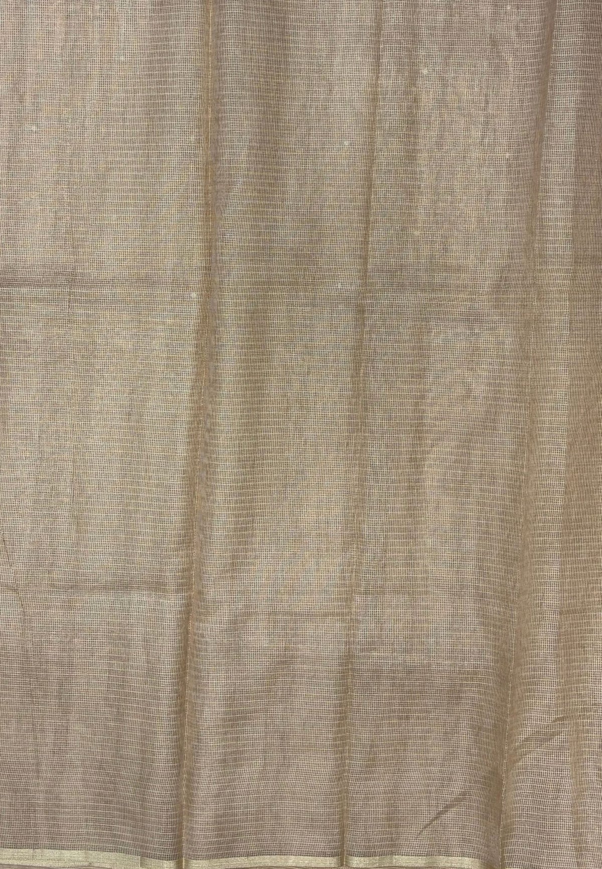 Kota Saree-Sandal In Floral Applique Border