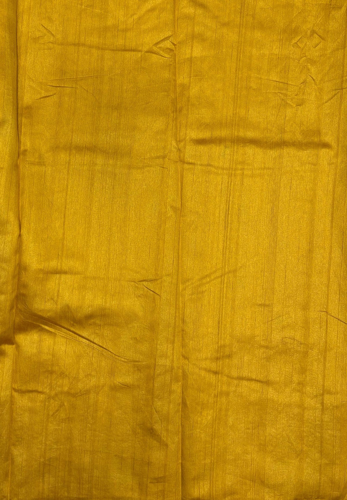 Tussar Saree-Mustard In Twin Tower Border