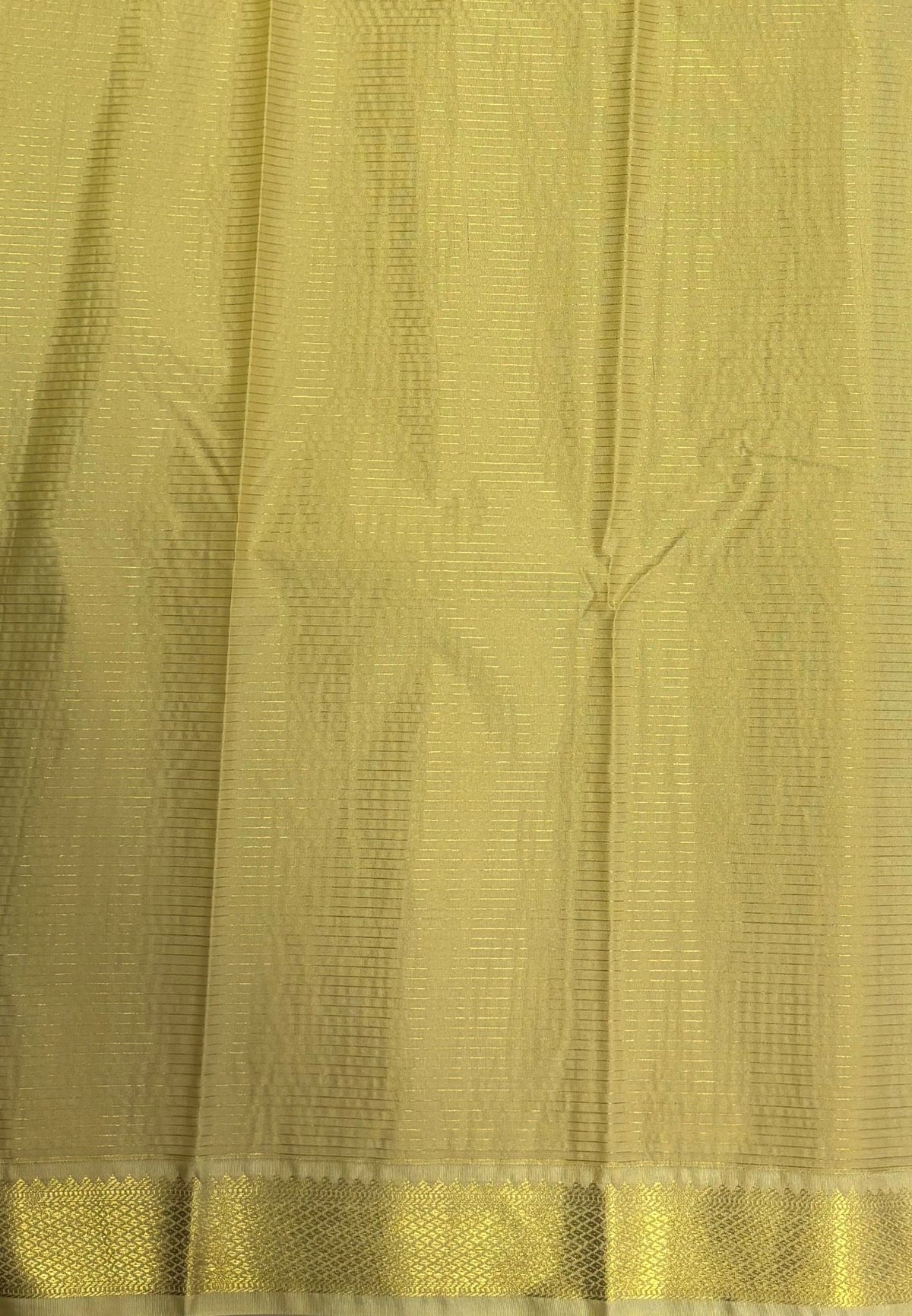 Budget Kanchipuram Saree-Light Green with Contrast Border