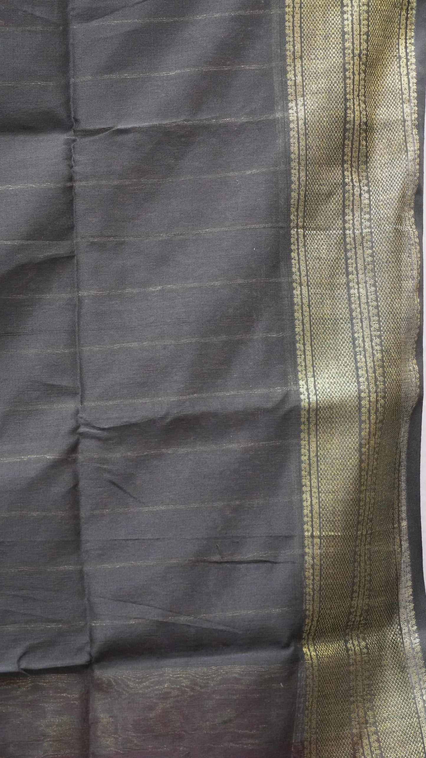 Maheswari Cotton Saree Plain-Maroon