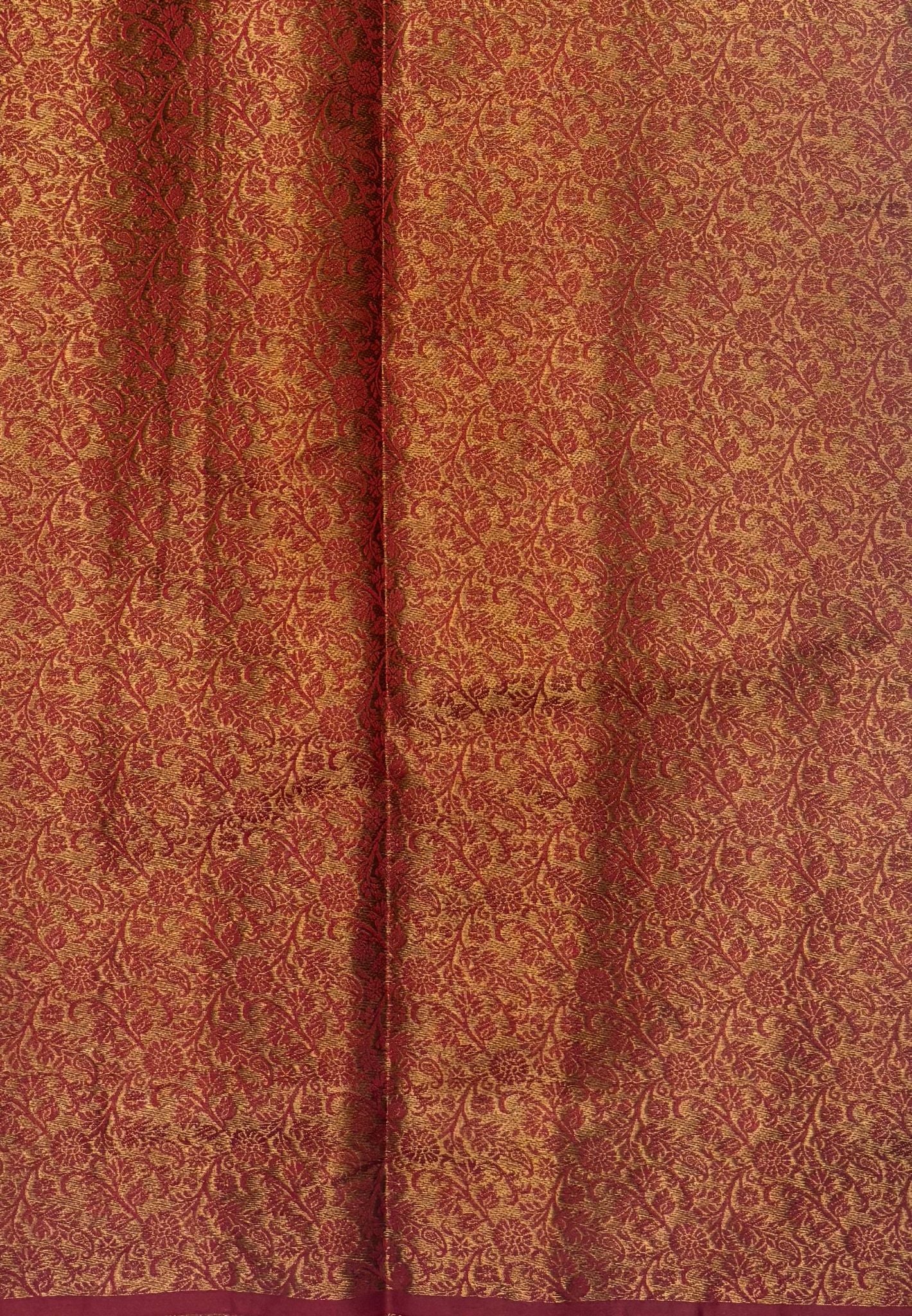 Bamboo Silk Saree-Grey-Maroon Retpet Border