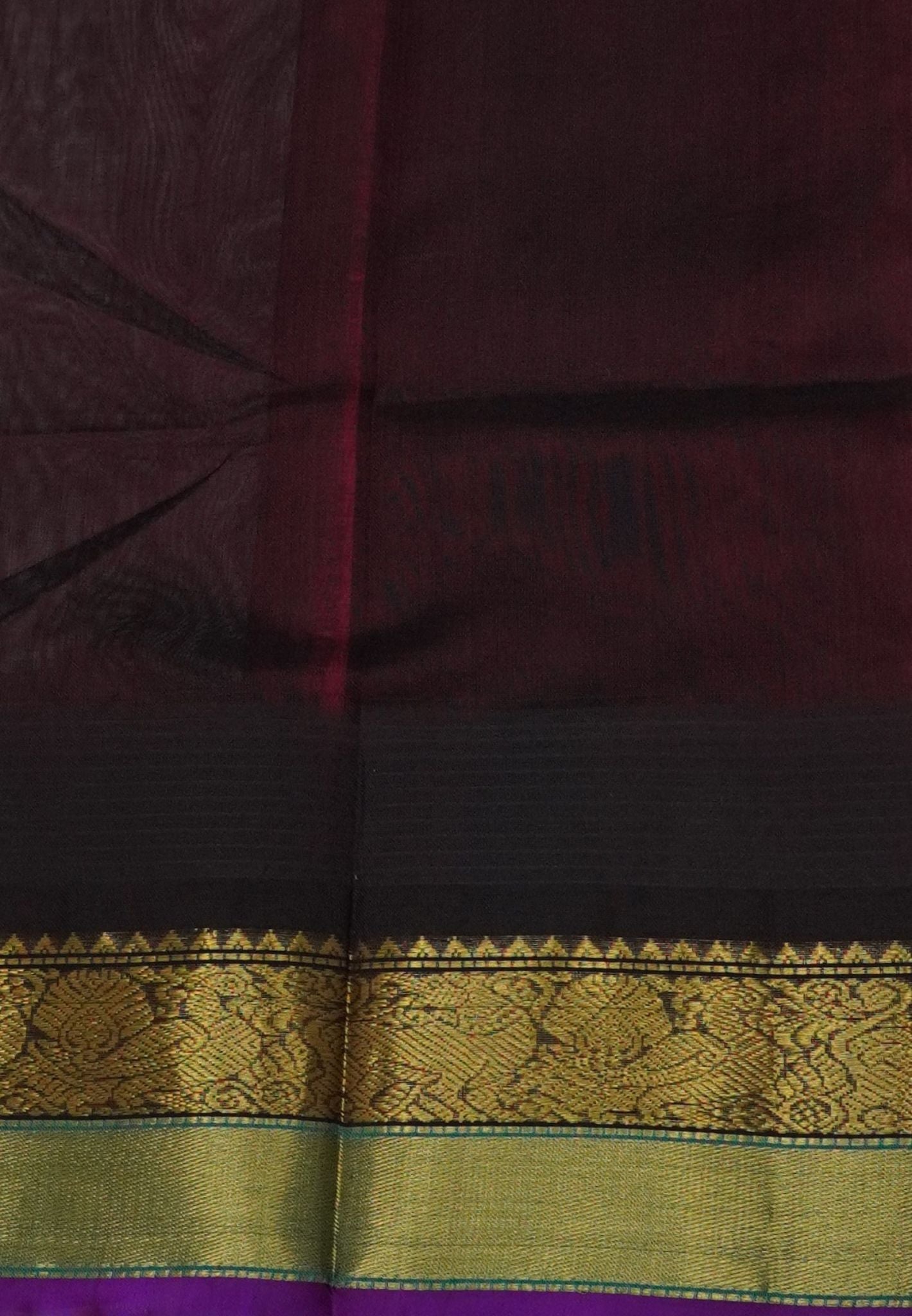 Pure Silk Cotton Saree –Mittai Pink With Vintage Floral Weave Border