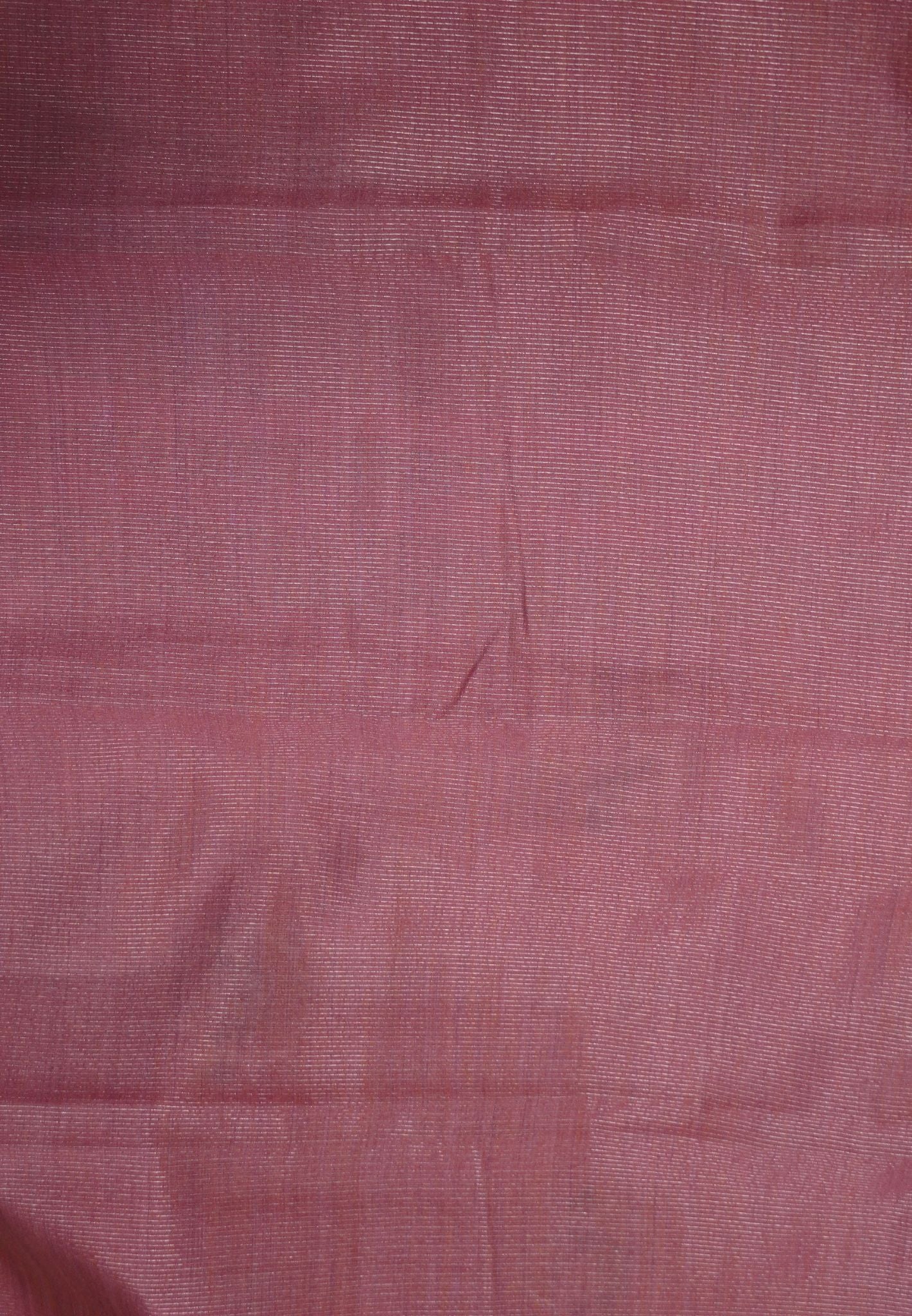 Semi Tussar Saree-Peach Pink with Floral Zari Motif
