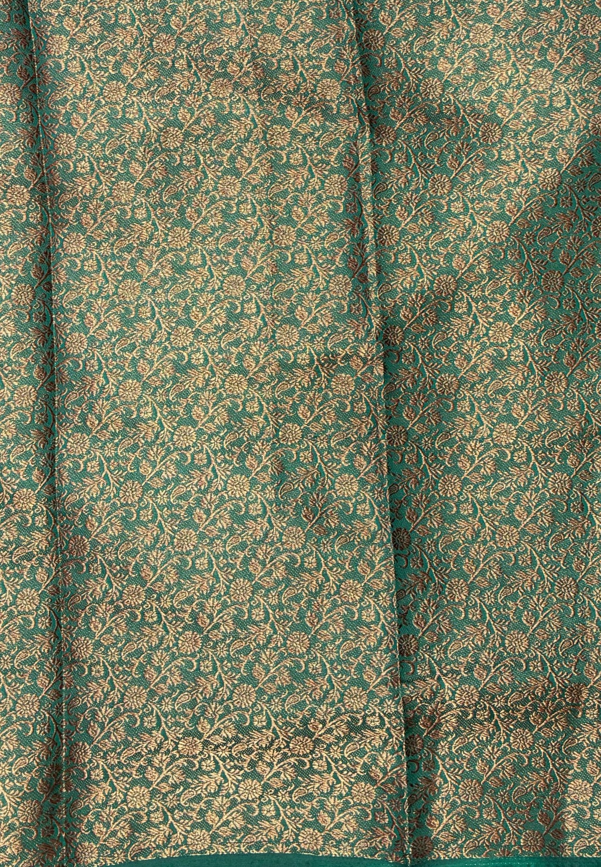 Bamboo Tussar Saree-Green In Palum Pazhamum Border