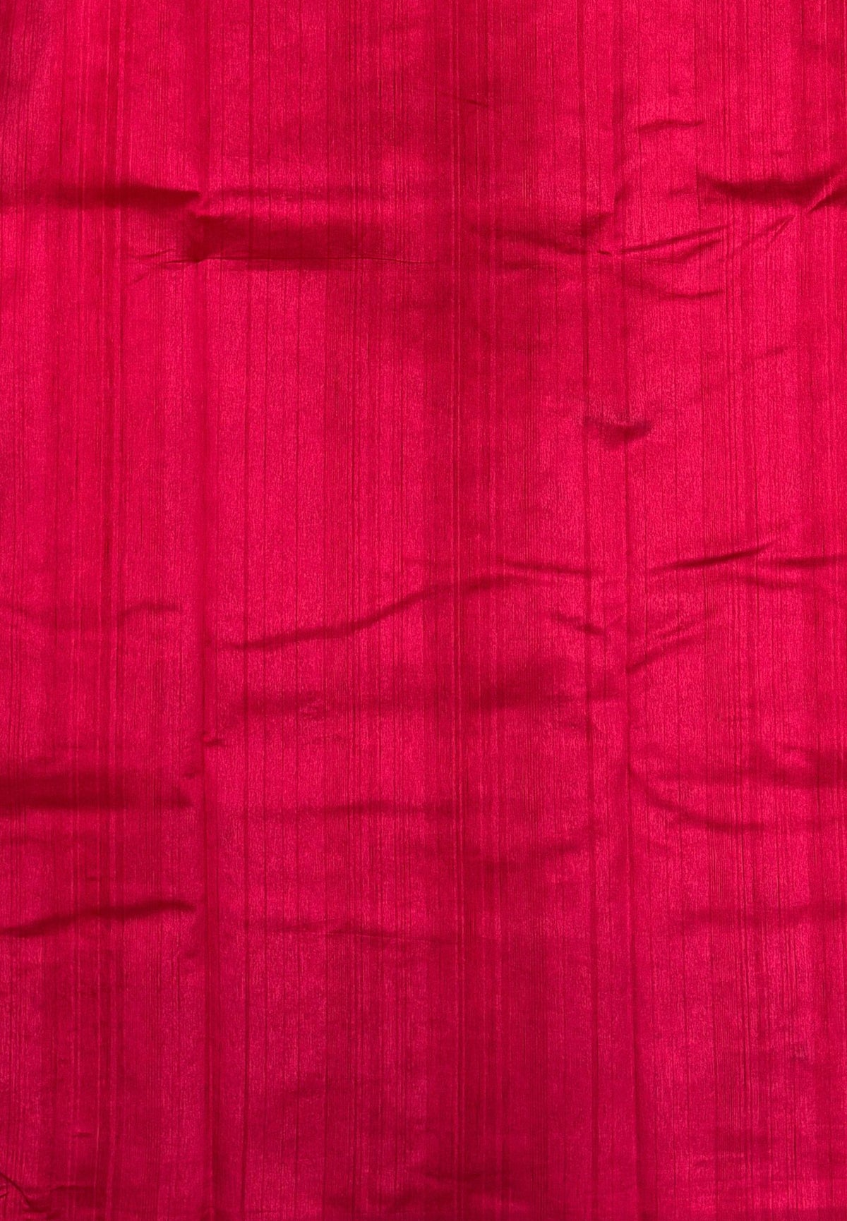 Tussar Saree-Redish Pink In Twin Tower Border