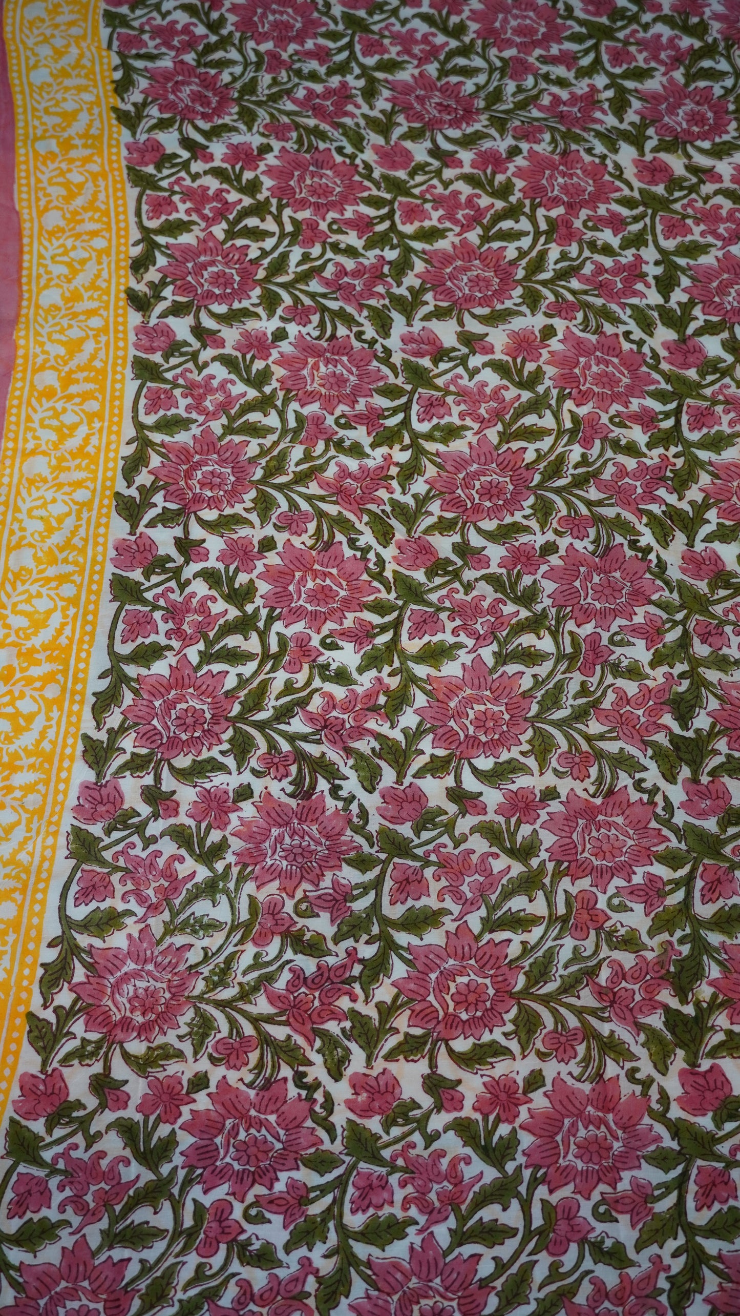 Mul Mul Cotton Saree Mango Print