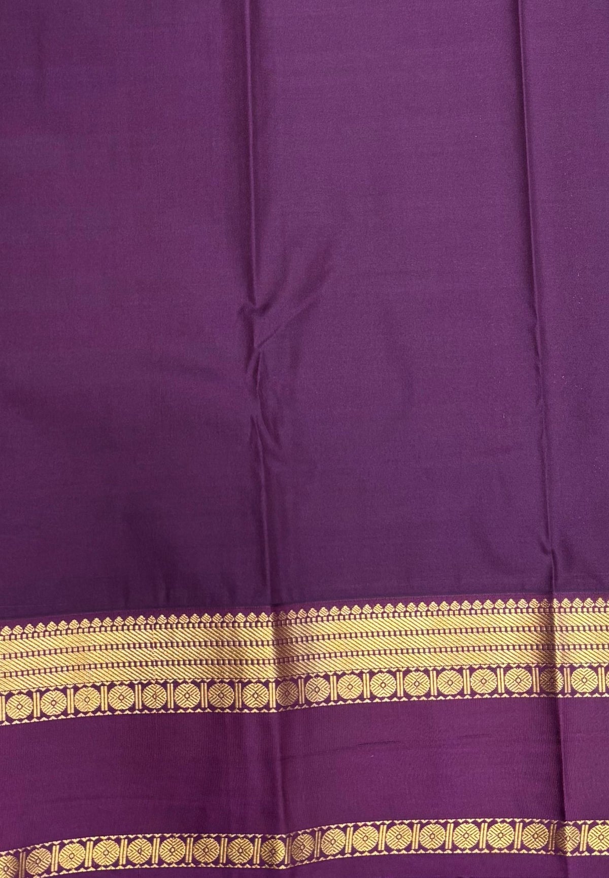 Budget Kanchipuram Saree-Sulphate Blue with Contrast Border