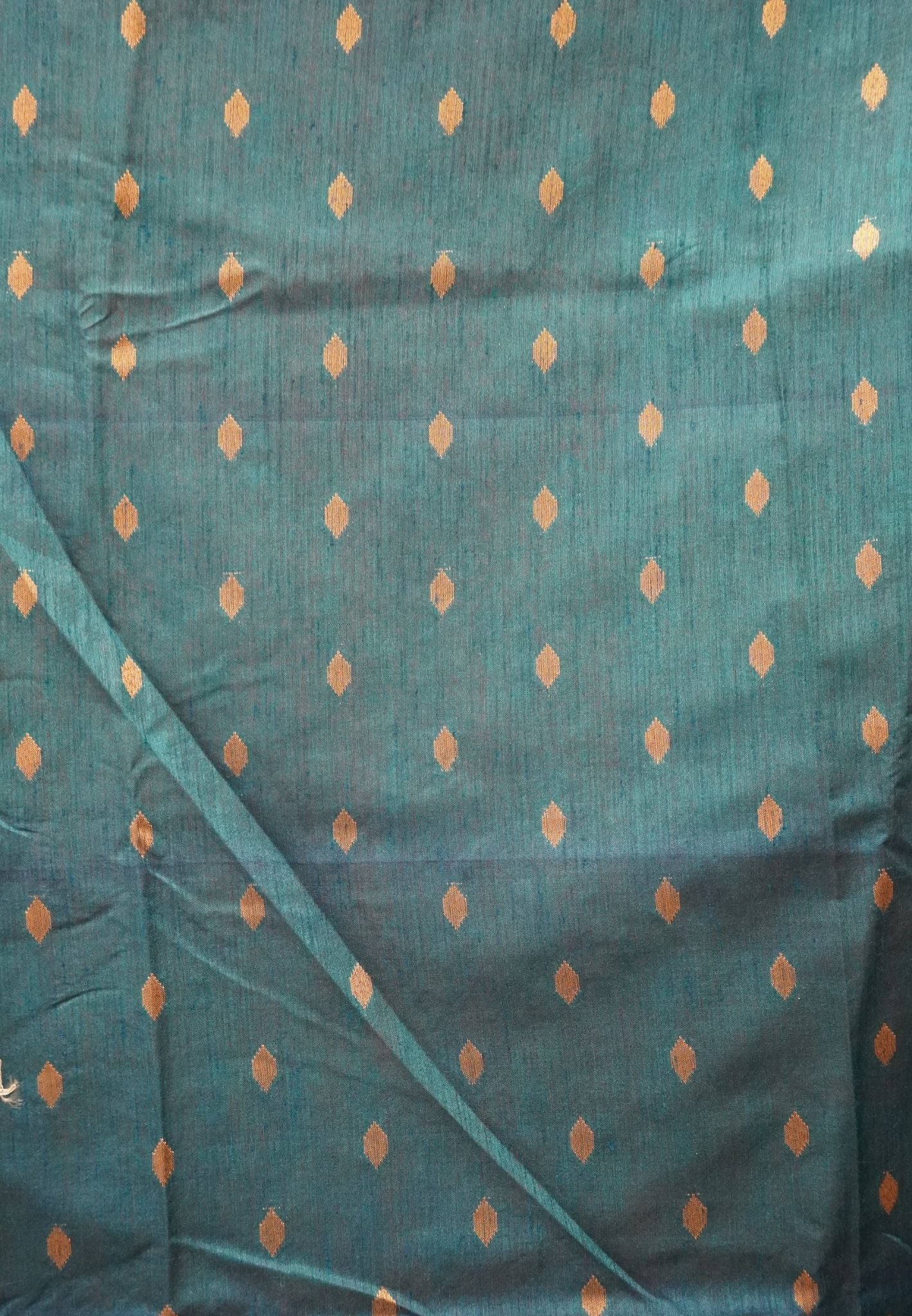 Semi Tussar Saree - Orange