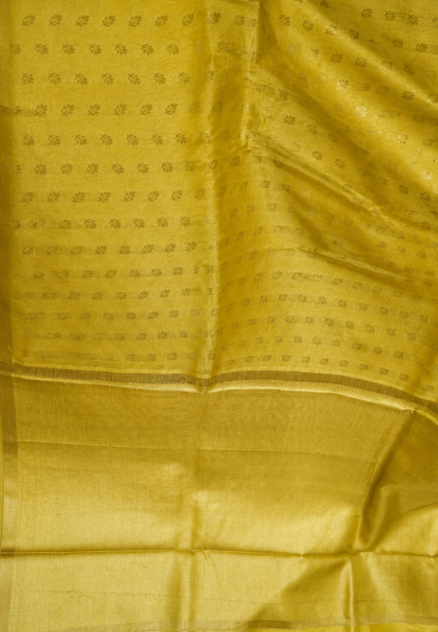 Tissue Silk Saree-Yellow