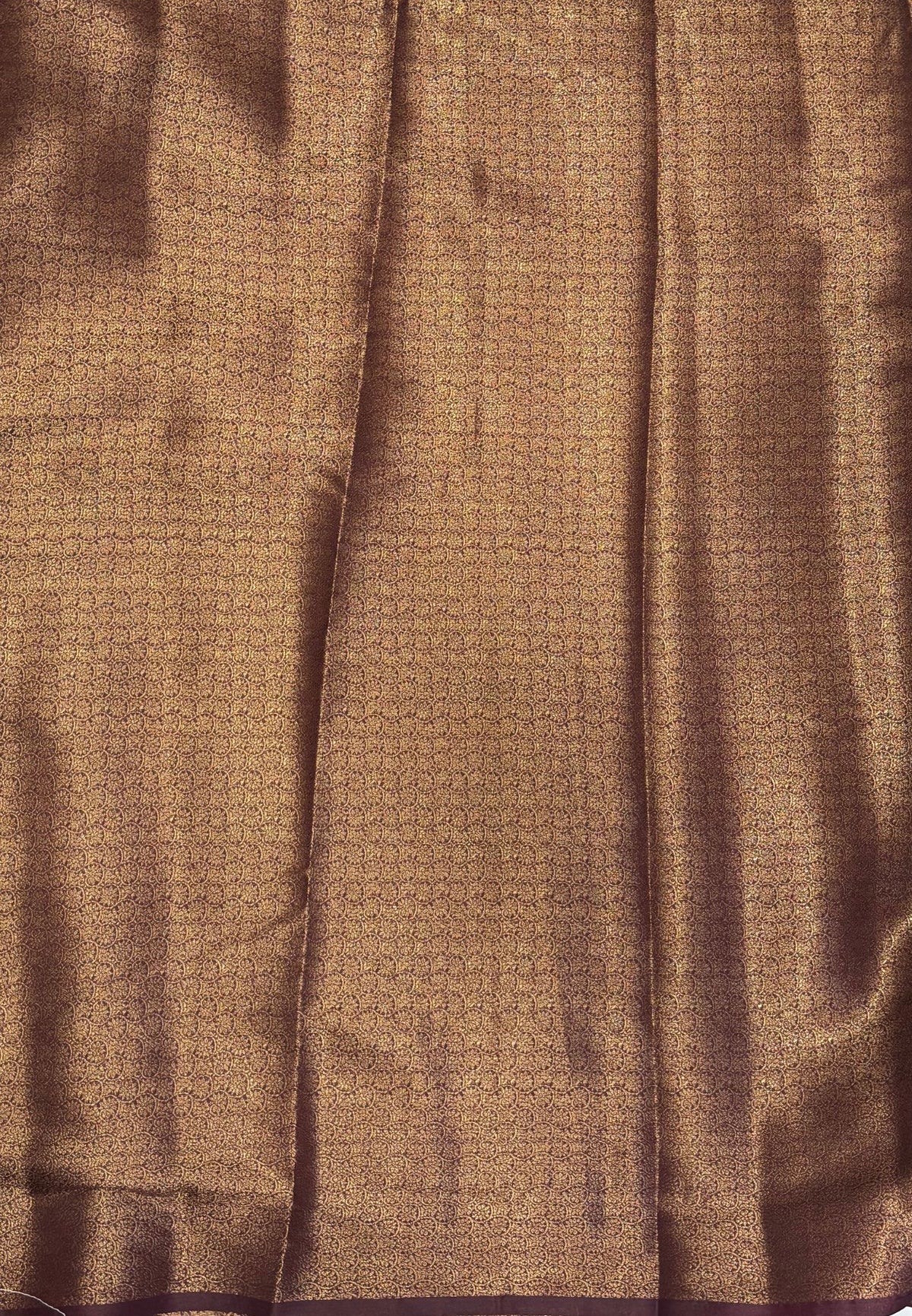 Bamboo Silk Saree-Mustard-Brown Retpet Border