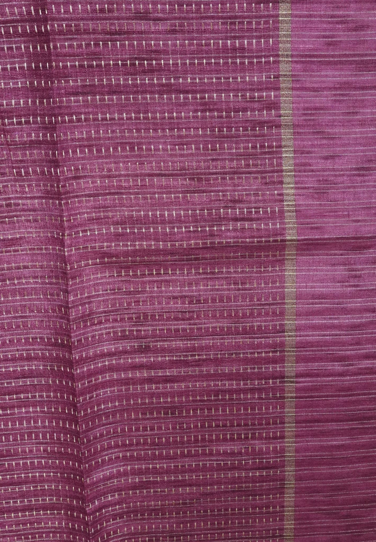 Matka Tussar Saree - Mini Zari Light Purple