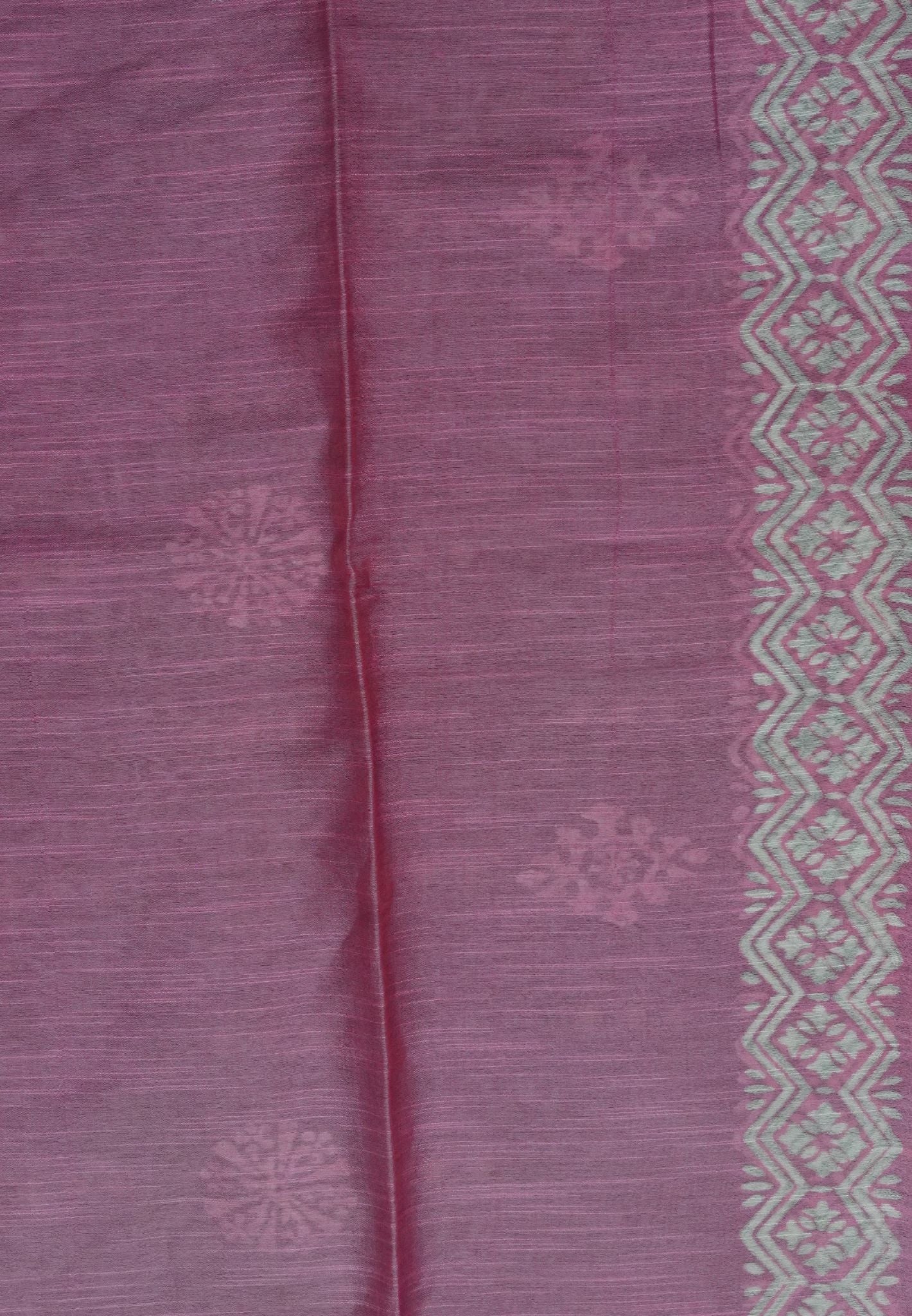 Bhagalpur Cotton Saree- Sequence Work Grey