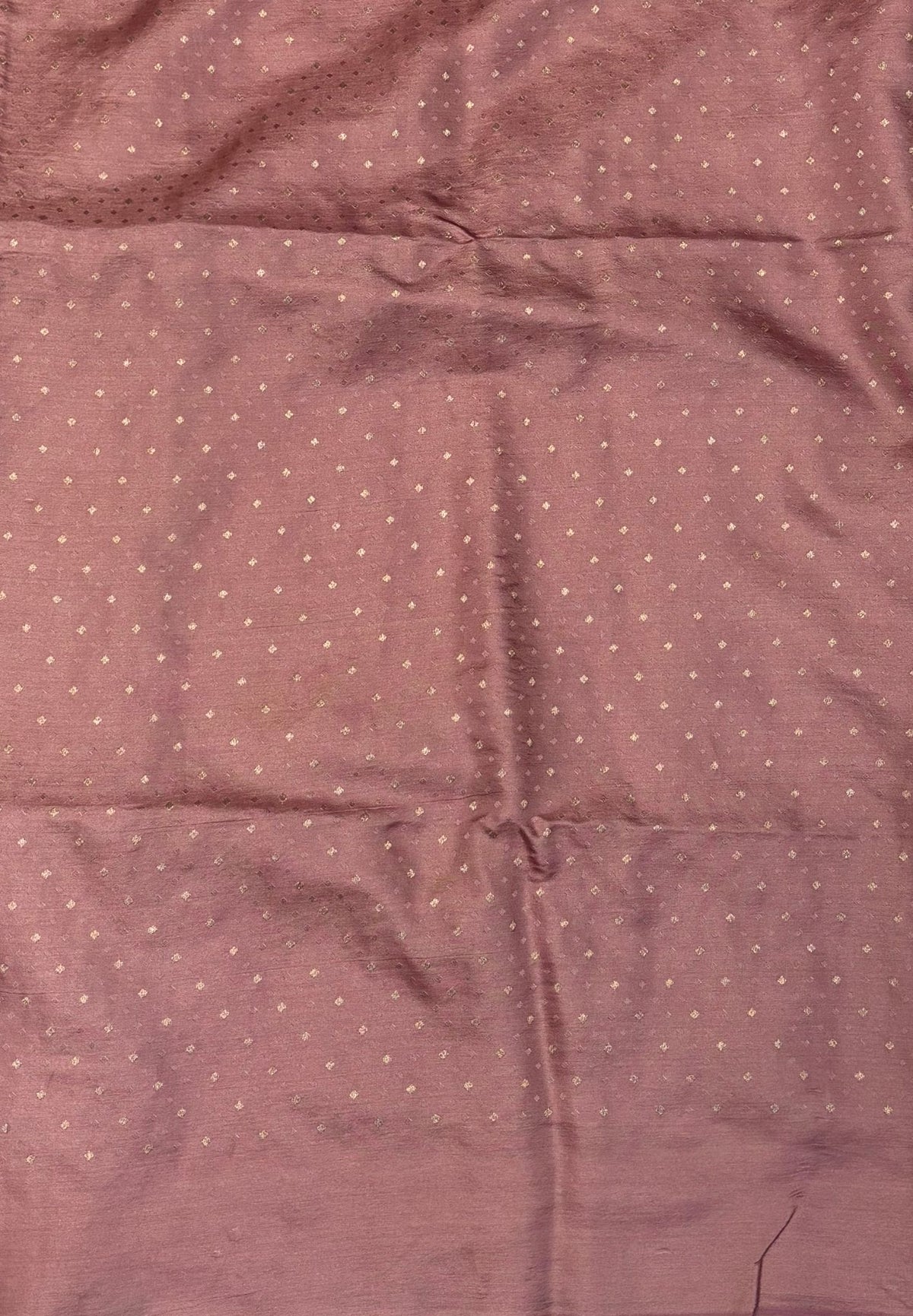 Gaji Silk Saree-Dusky Pink with Jumka Zari Butta