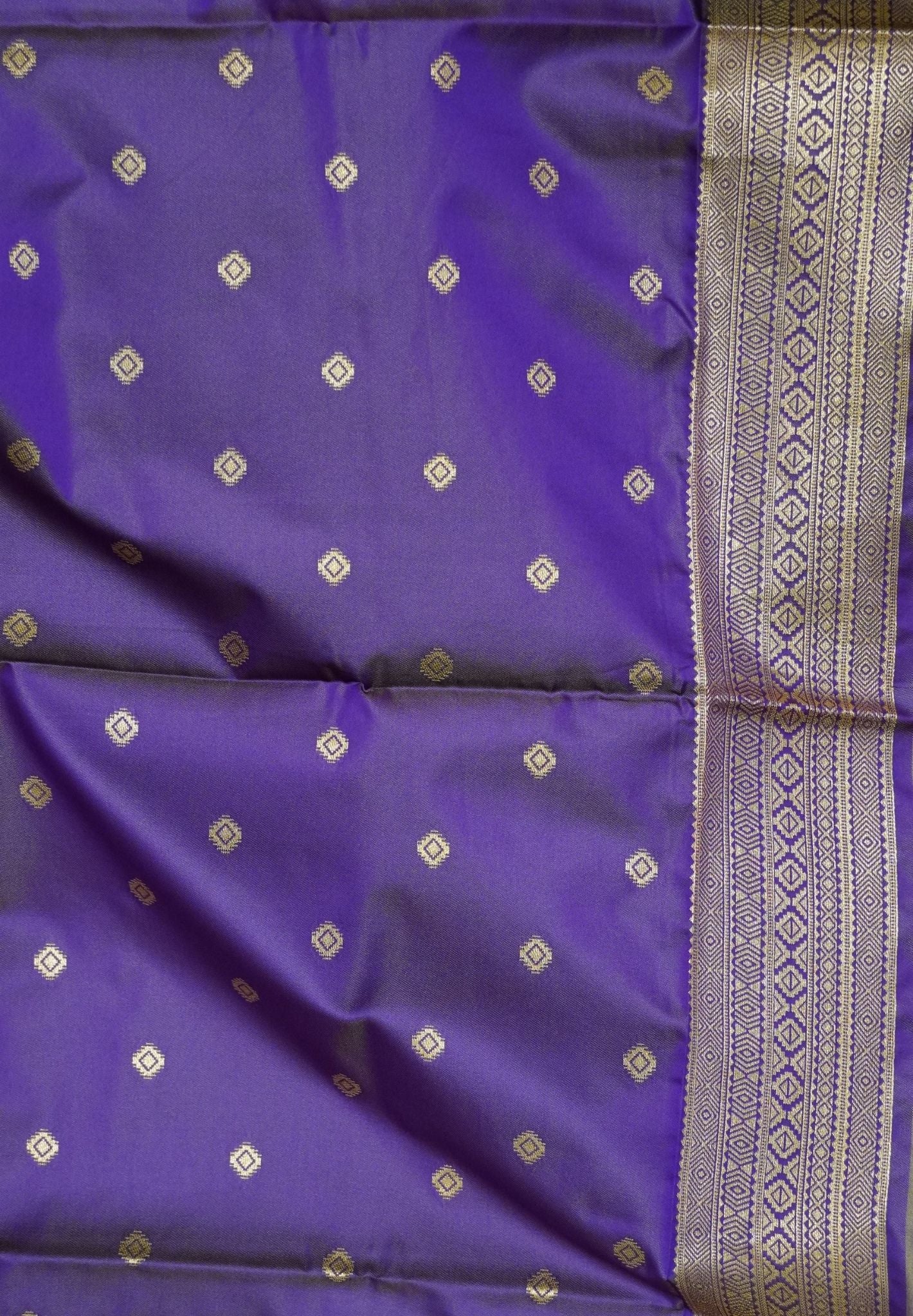 Semi Silk Saree-Golden Brown