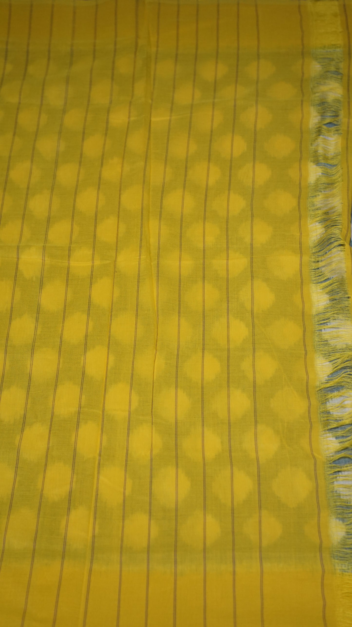 Pochampally Cotton double Ikkat Saree Teal Green