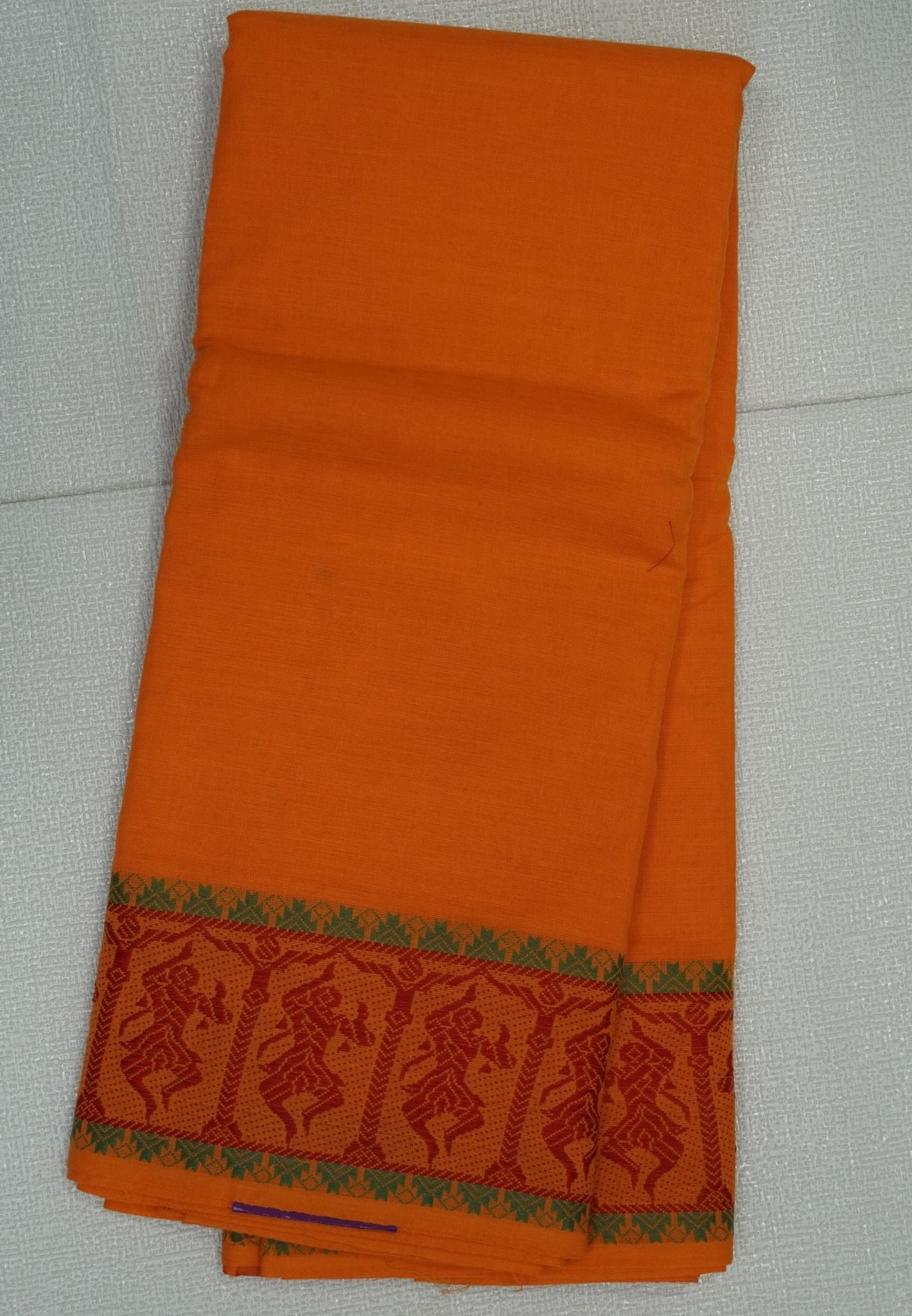 Cotton Dance Saree-Turmeric Yellow