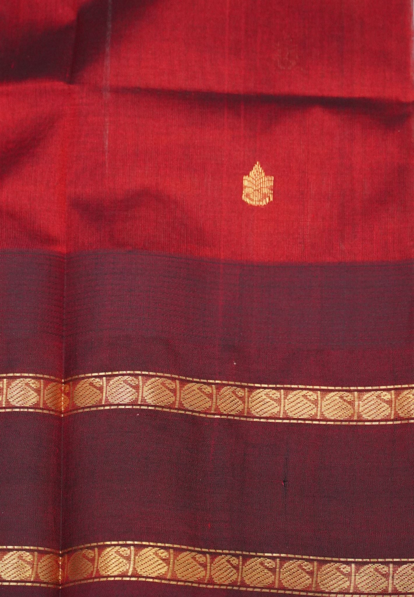 Pure Silk Cotton Saree-Off White