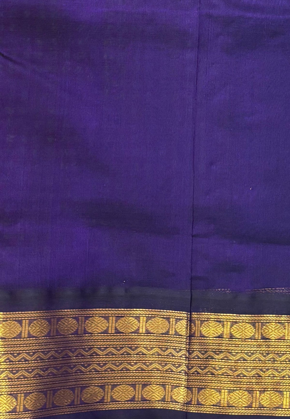 Pure Silk Cotton Saree-Olive Green In Kalyani Zari With Contrast Border