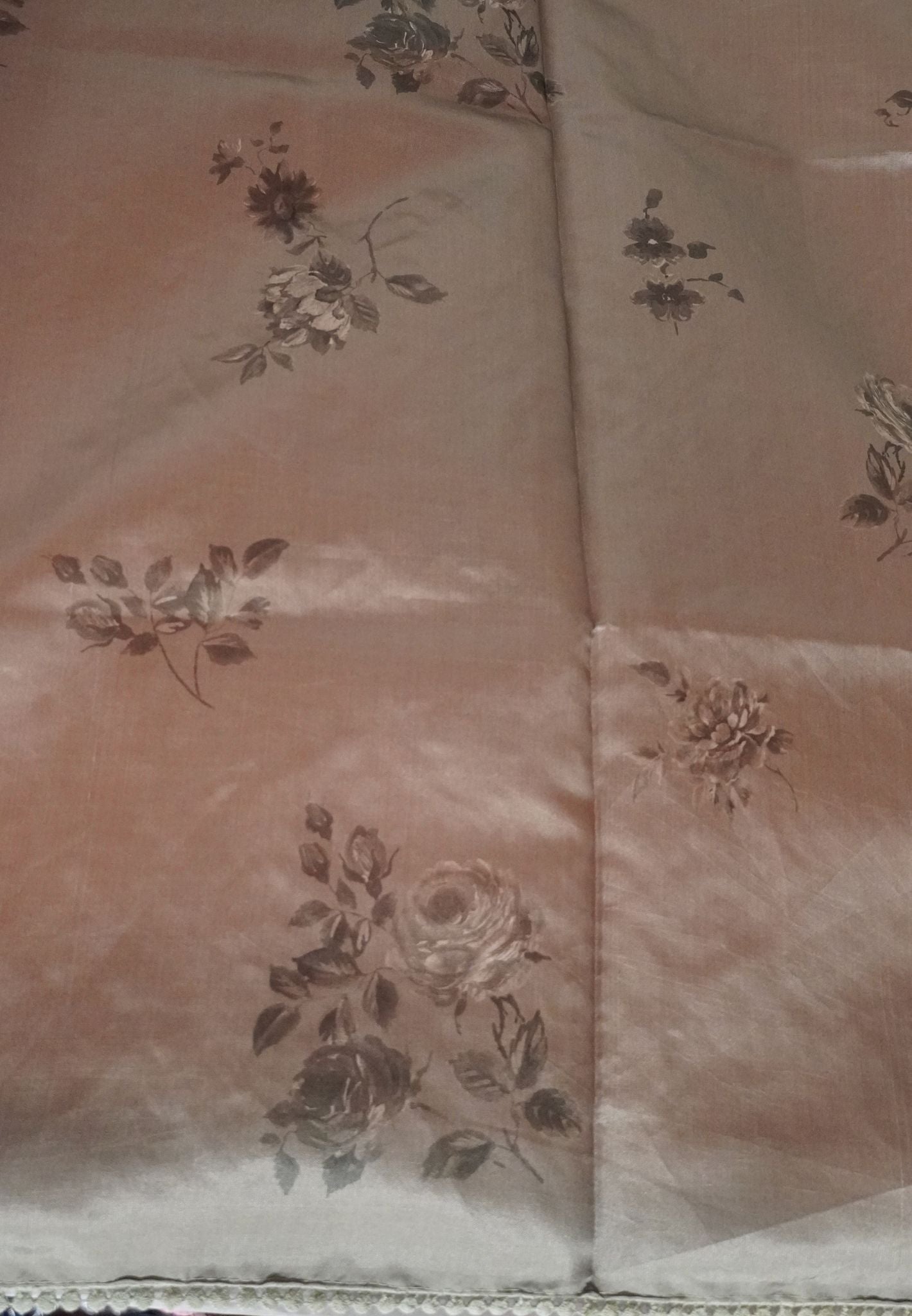 Organza Saree-Pale Orange