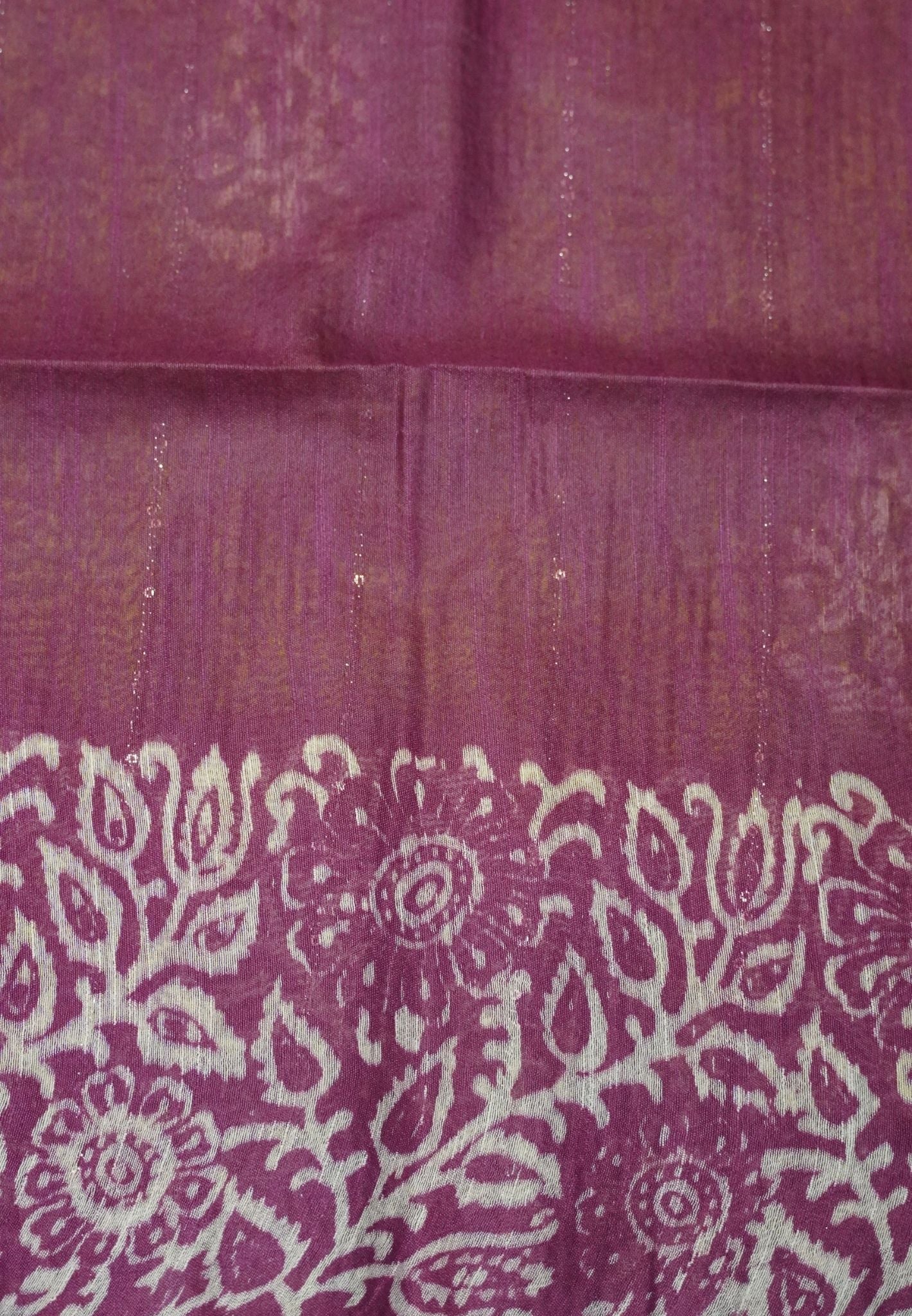 Bhagalpur Cotton Saree-Olive Green