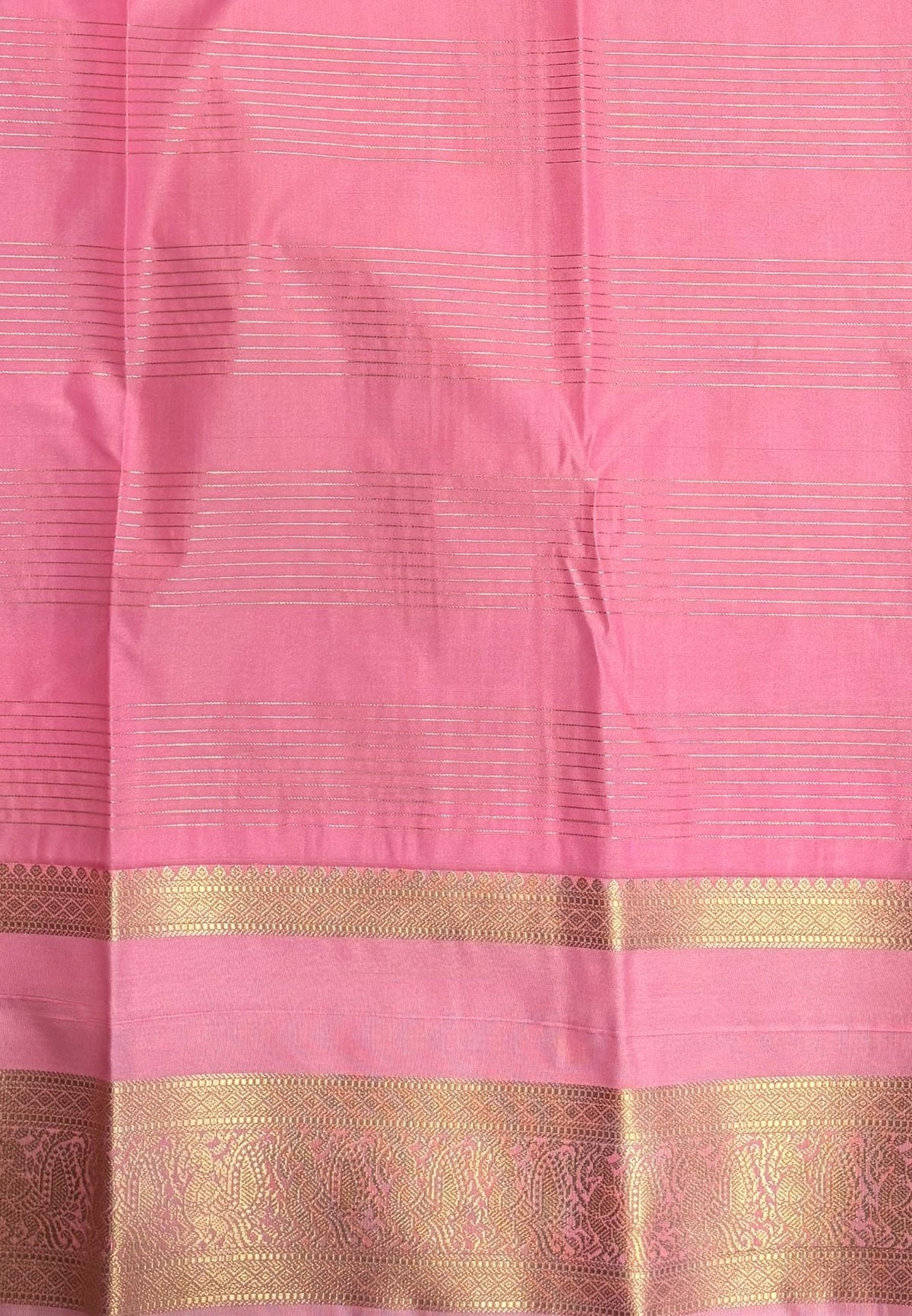 Budget Kanchipuram Saree-Dark Purple with Contrast Border