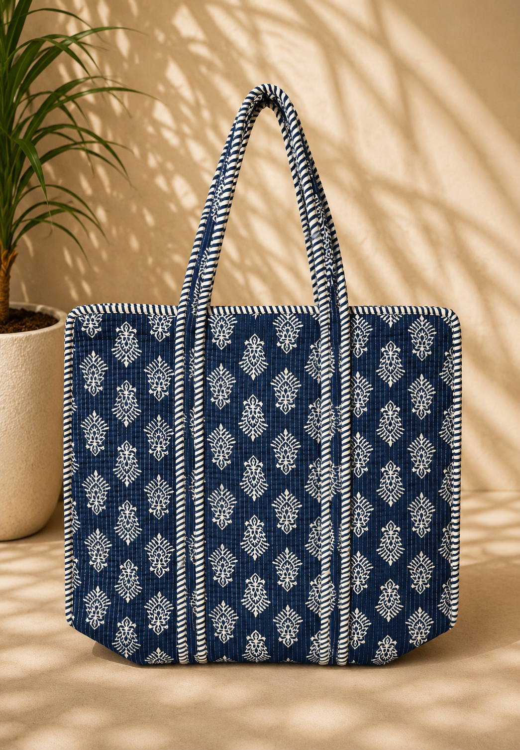 Tote Bag-Blue