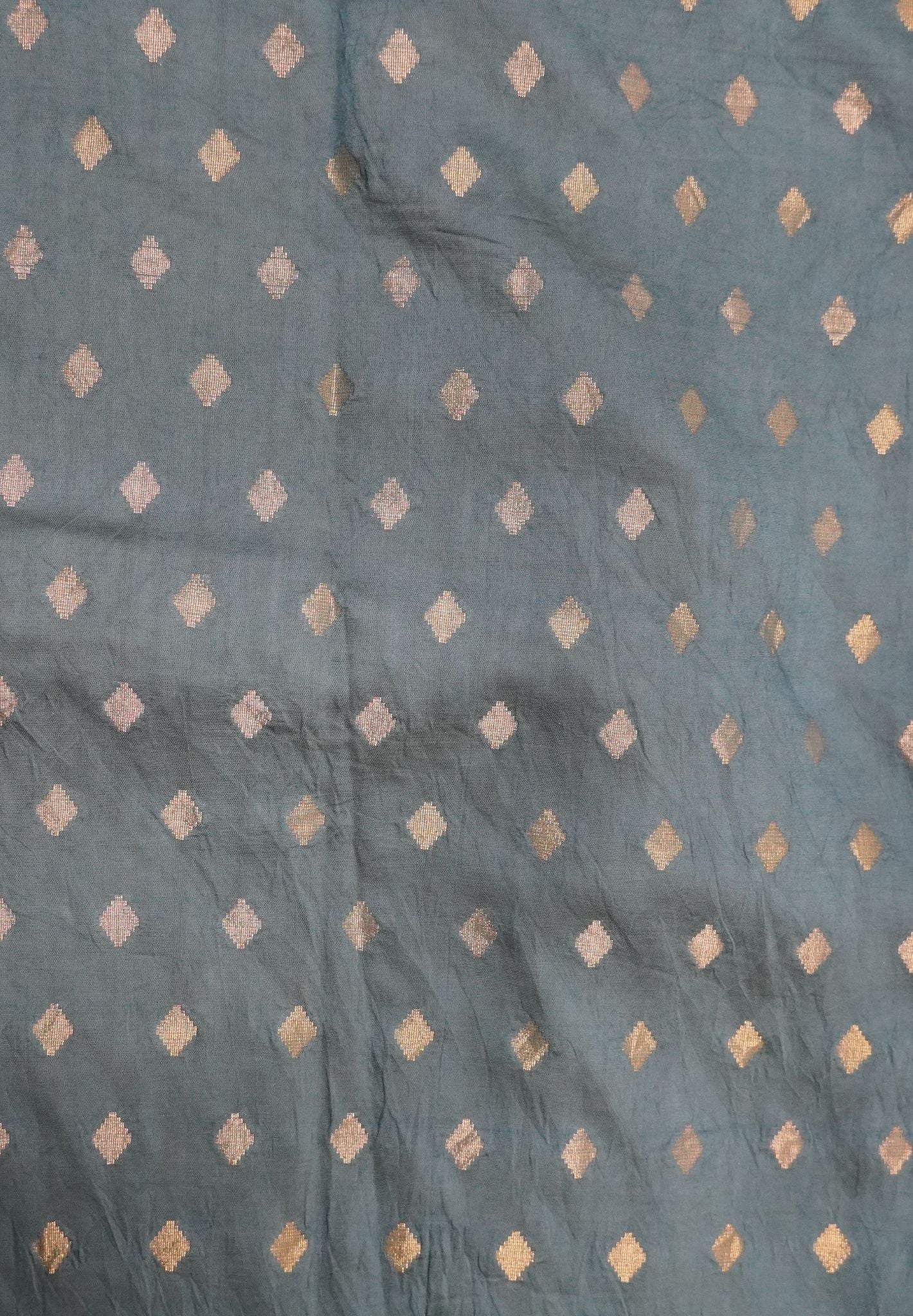 Pure Dola Silk Saree-Peacock Green