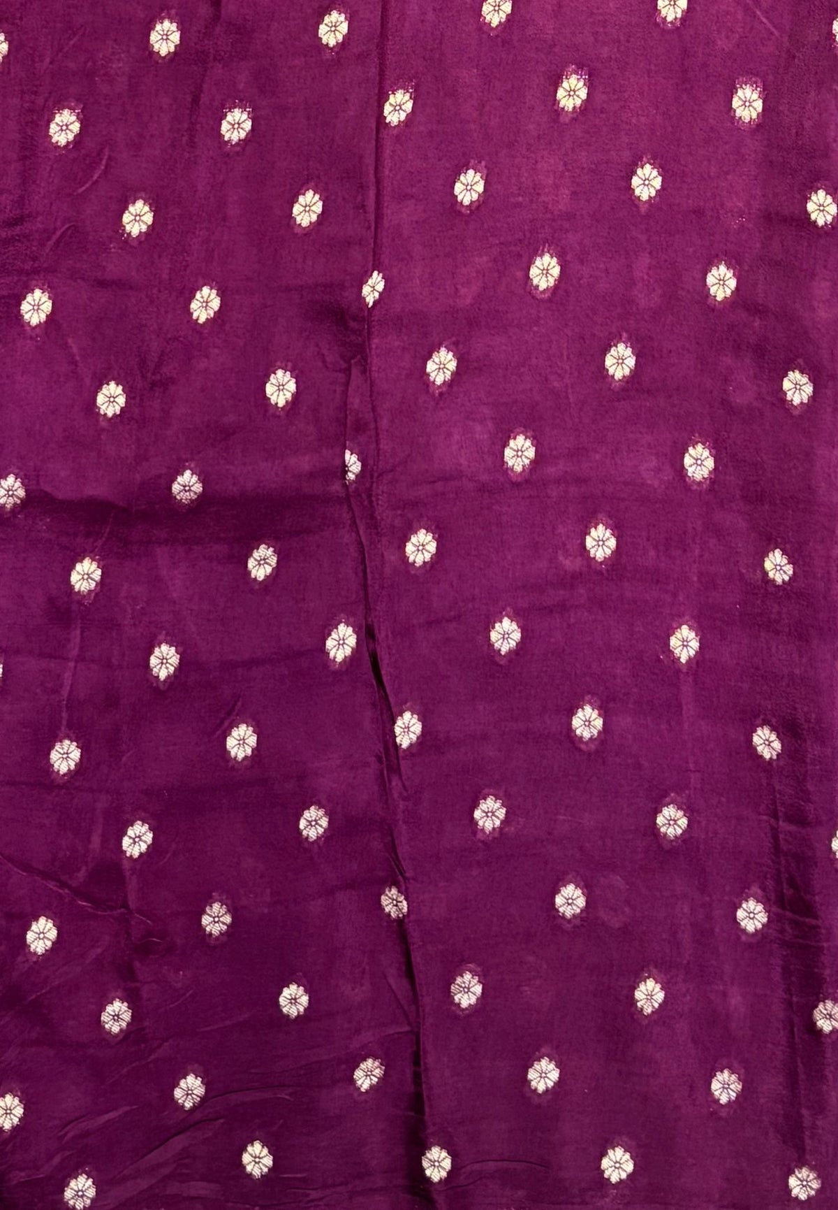 Viscose Saree-Purple In Multi-Line Zari Border