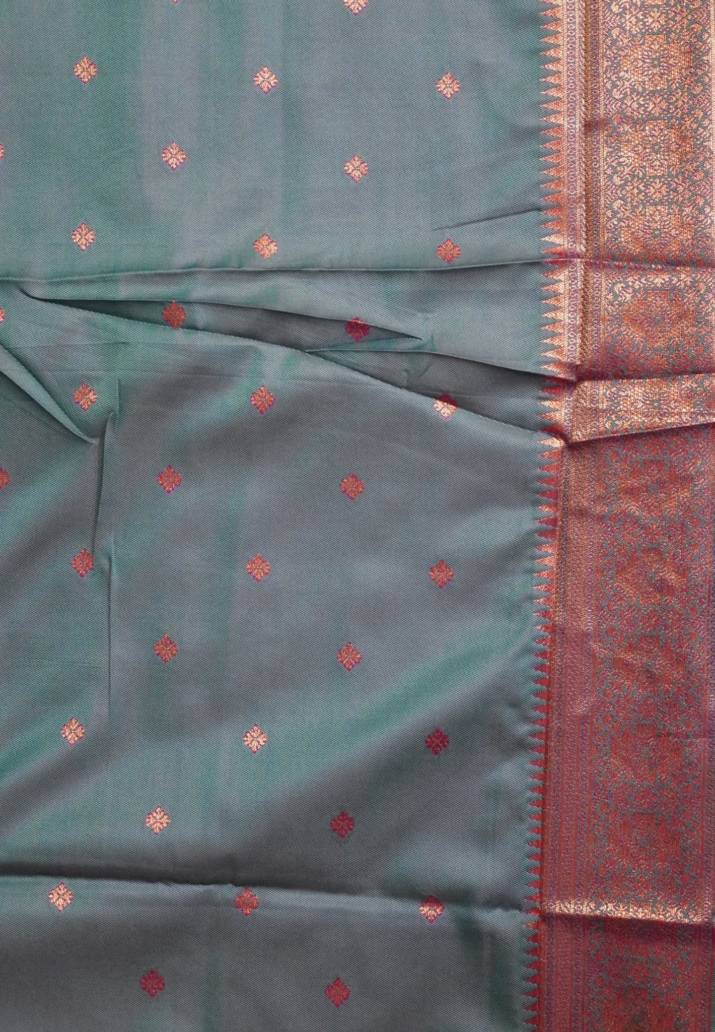 Semi Silk Saree-Purple