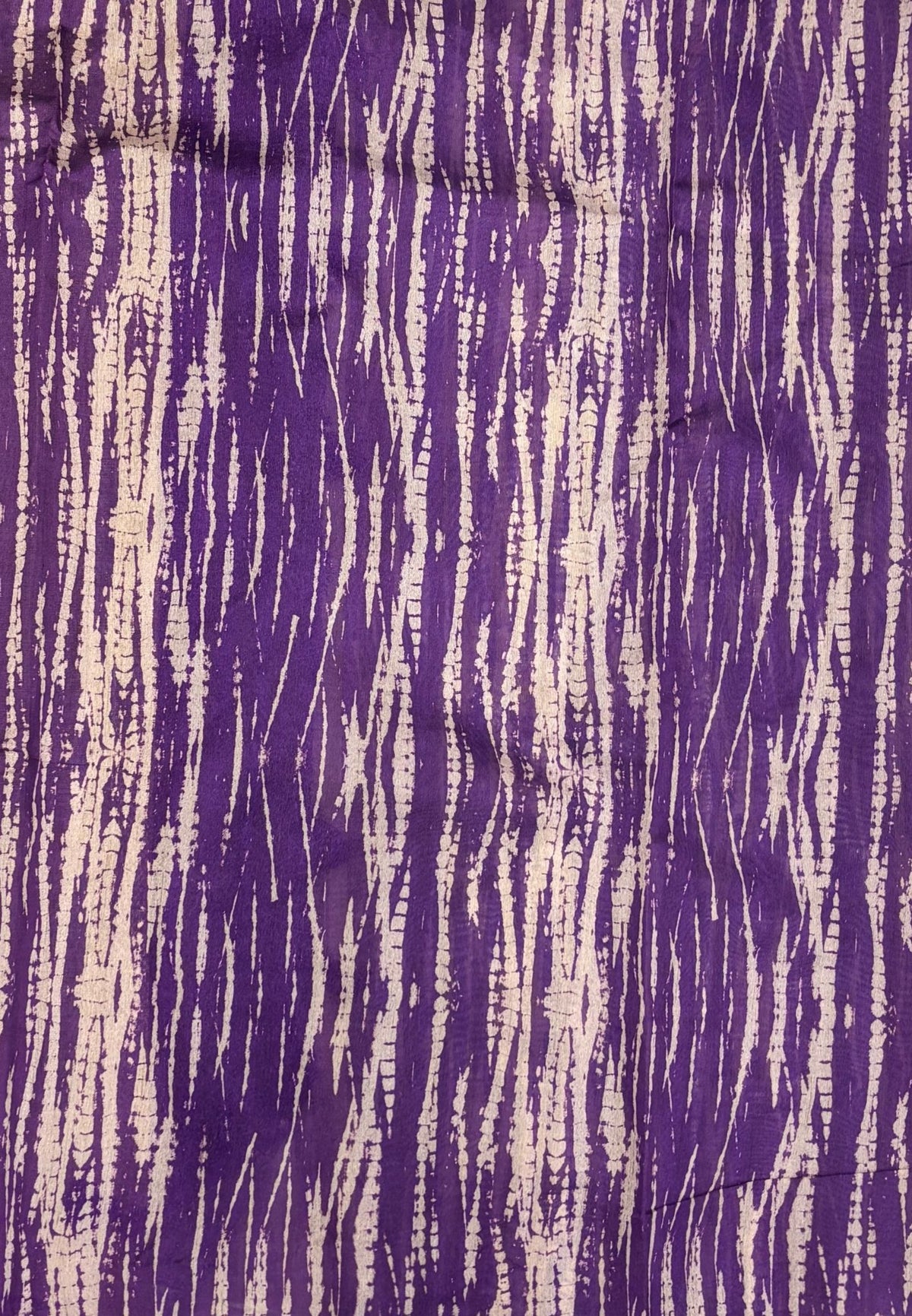 Tussar Saree-Purple in Traditional Leheriya Pattern Border