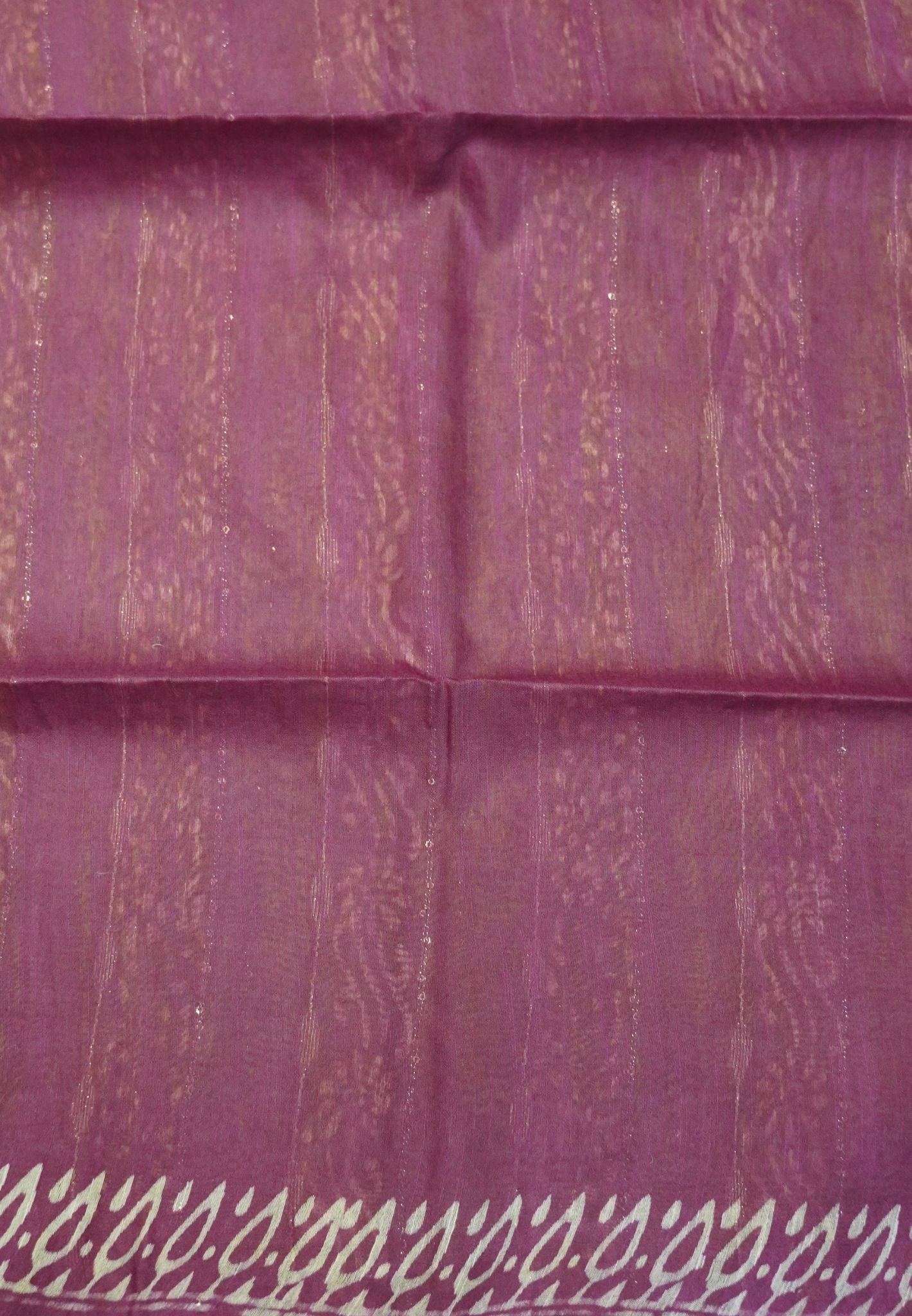 Bhagalpur Cotton Saree-Olive Green