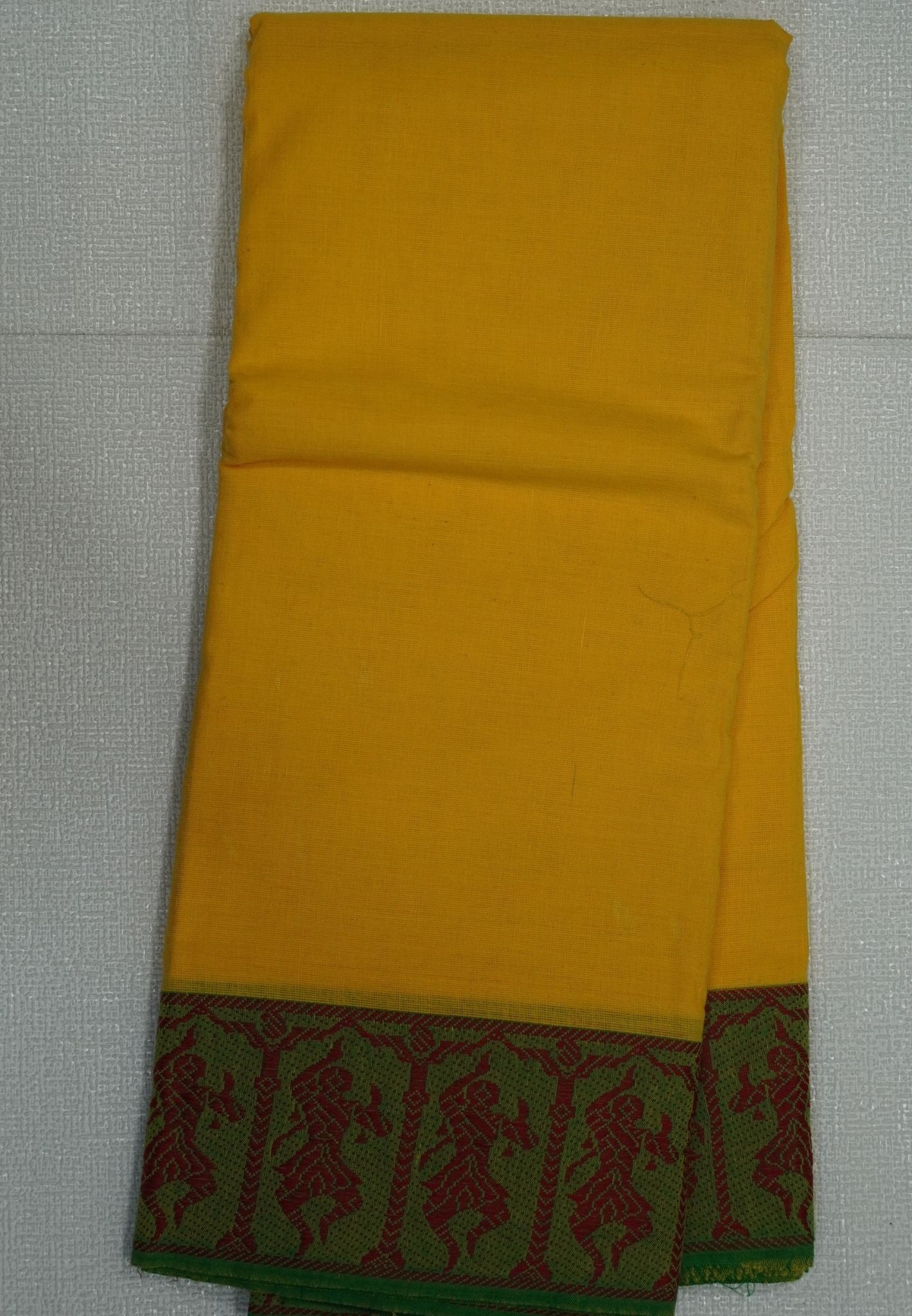Cotton Dance Saree-Yellow