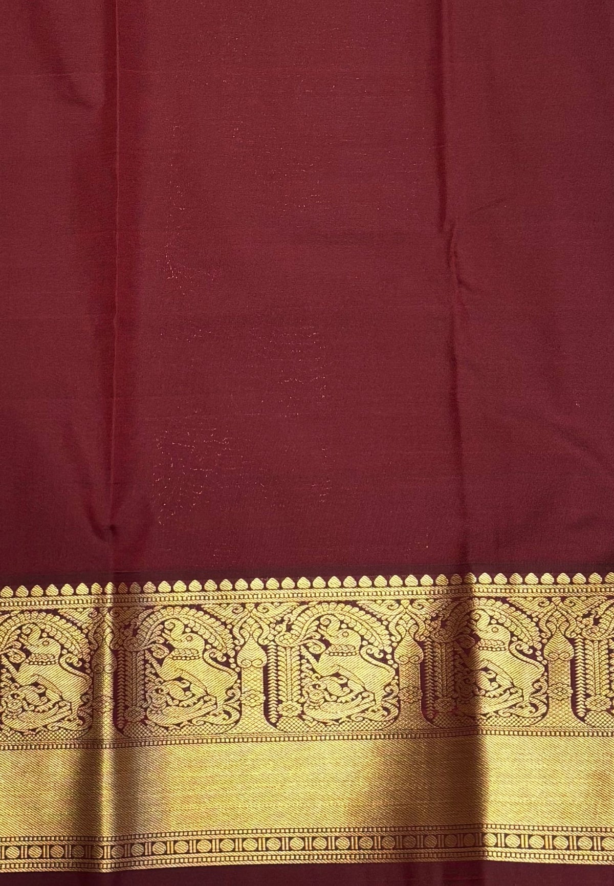 Budget Kanchipuram Saree-Onion Pink with Contrast Border