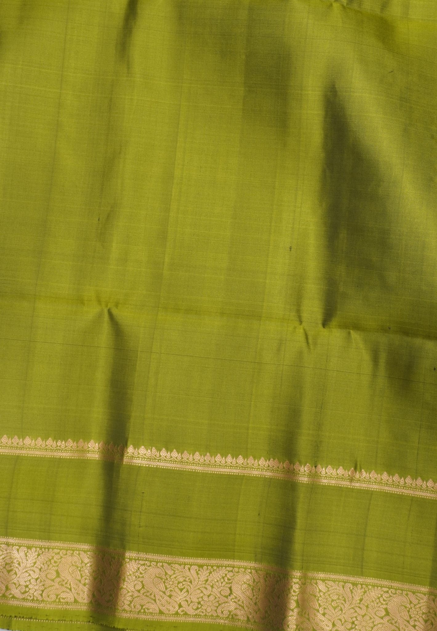 Pure Soft Silk Saree -Purple with Light Green Retapet Border