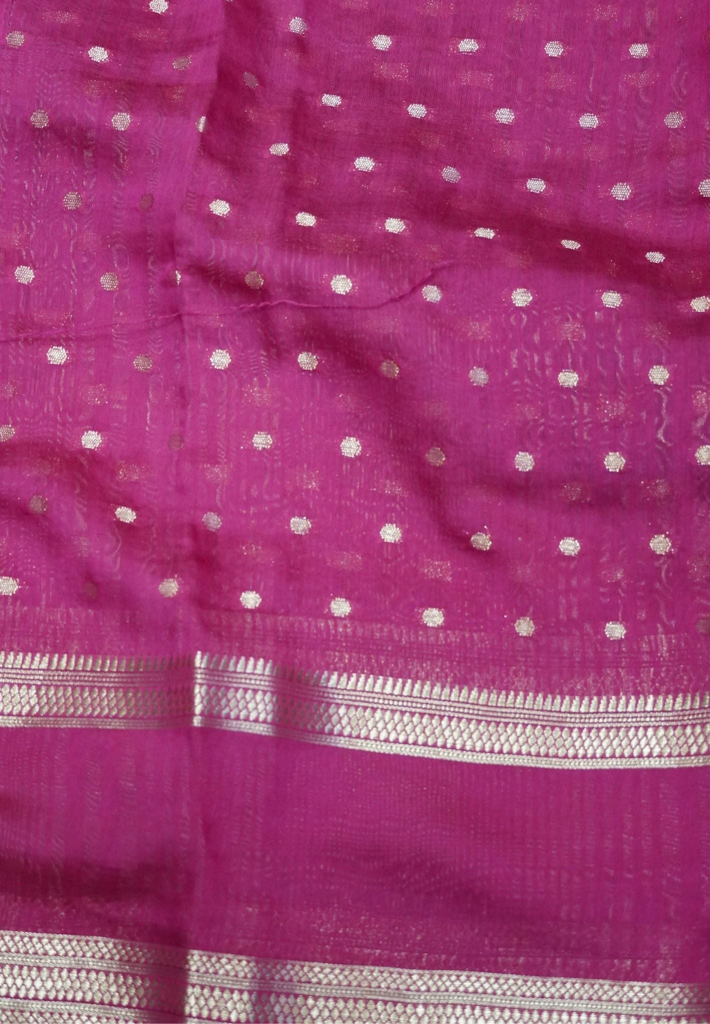 Viscose Saree – Wine with Rich Contrast Border
