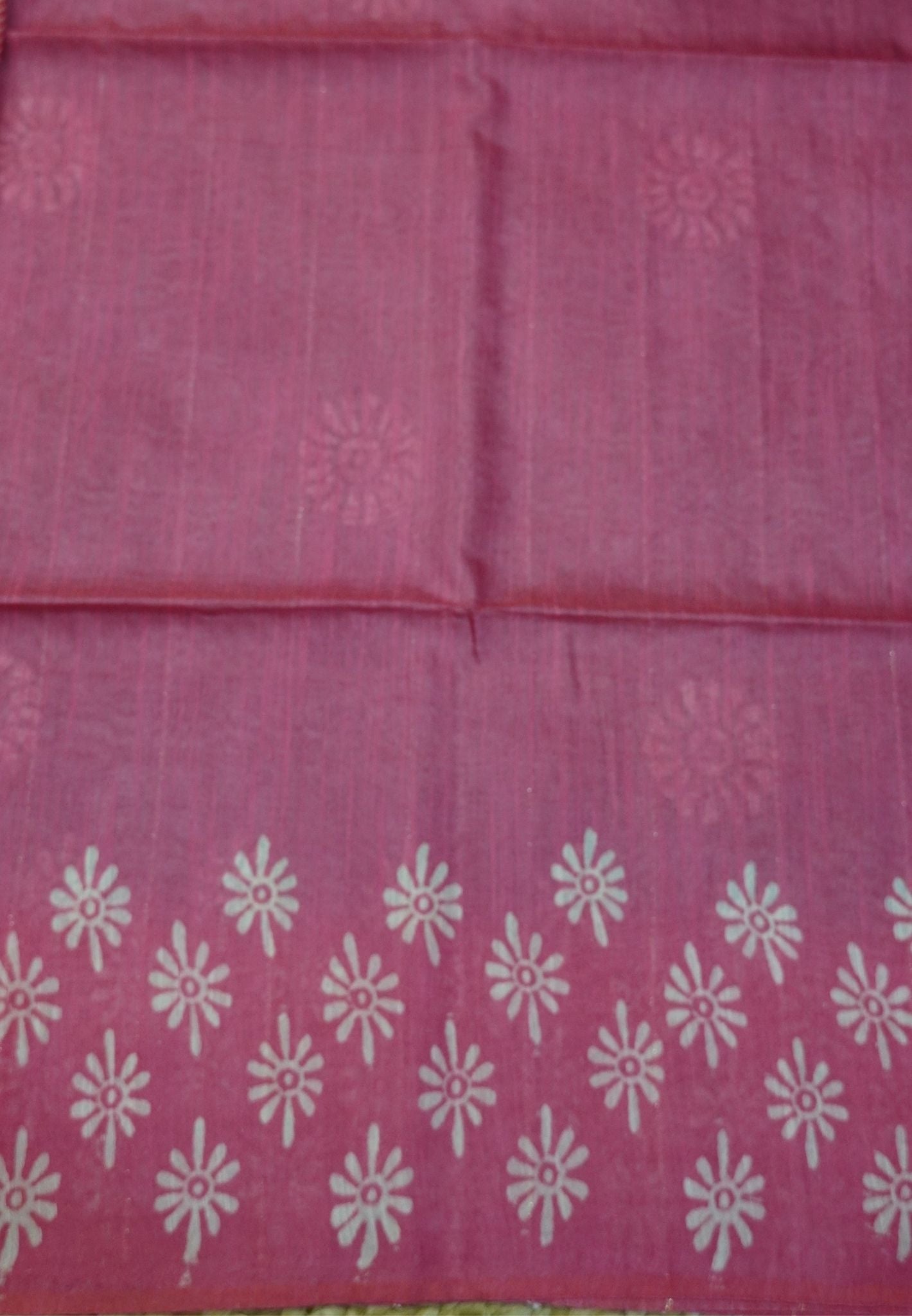 Bhagalpur Cotton Saree-Grey