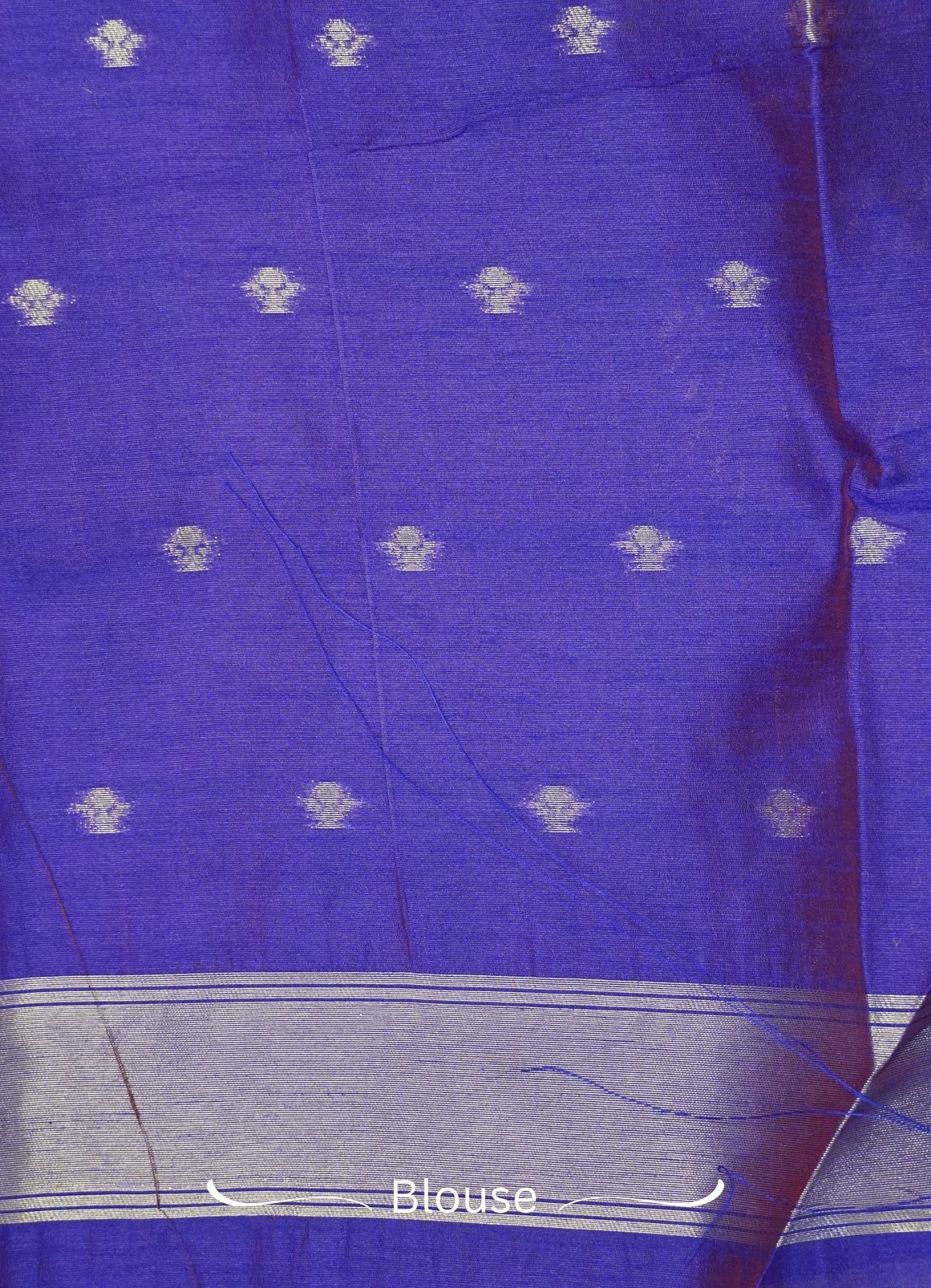 Semi Raw Silk Saree - Voilet with Doll Zari