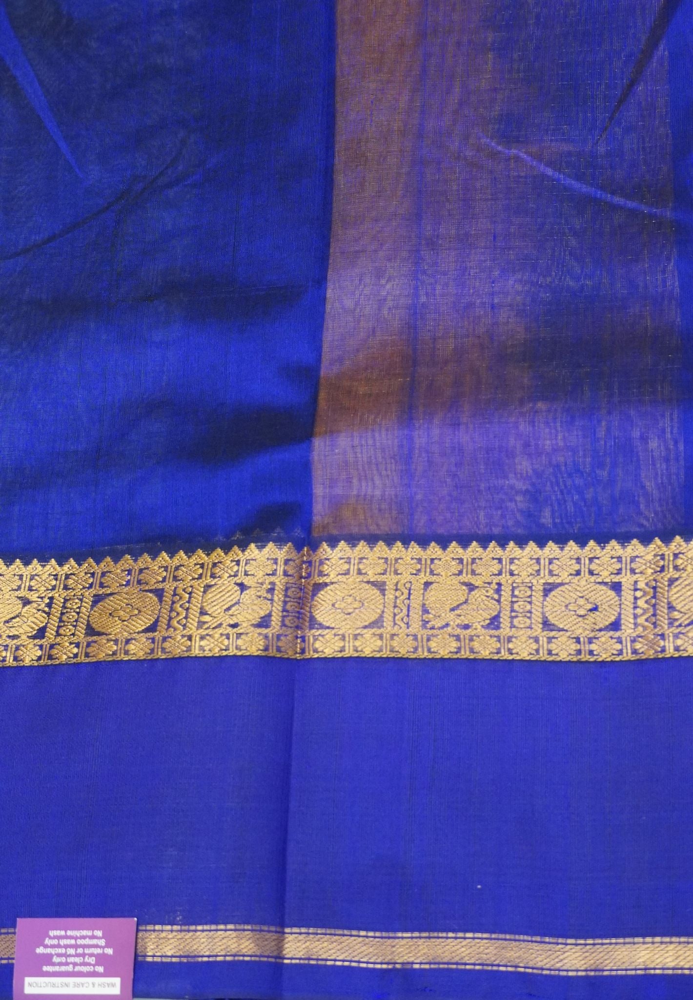Pure Silk Cotton Saree – Mango Yellow With Vintage Annapakshi Border