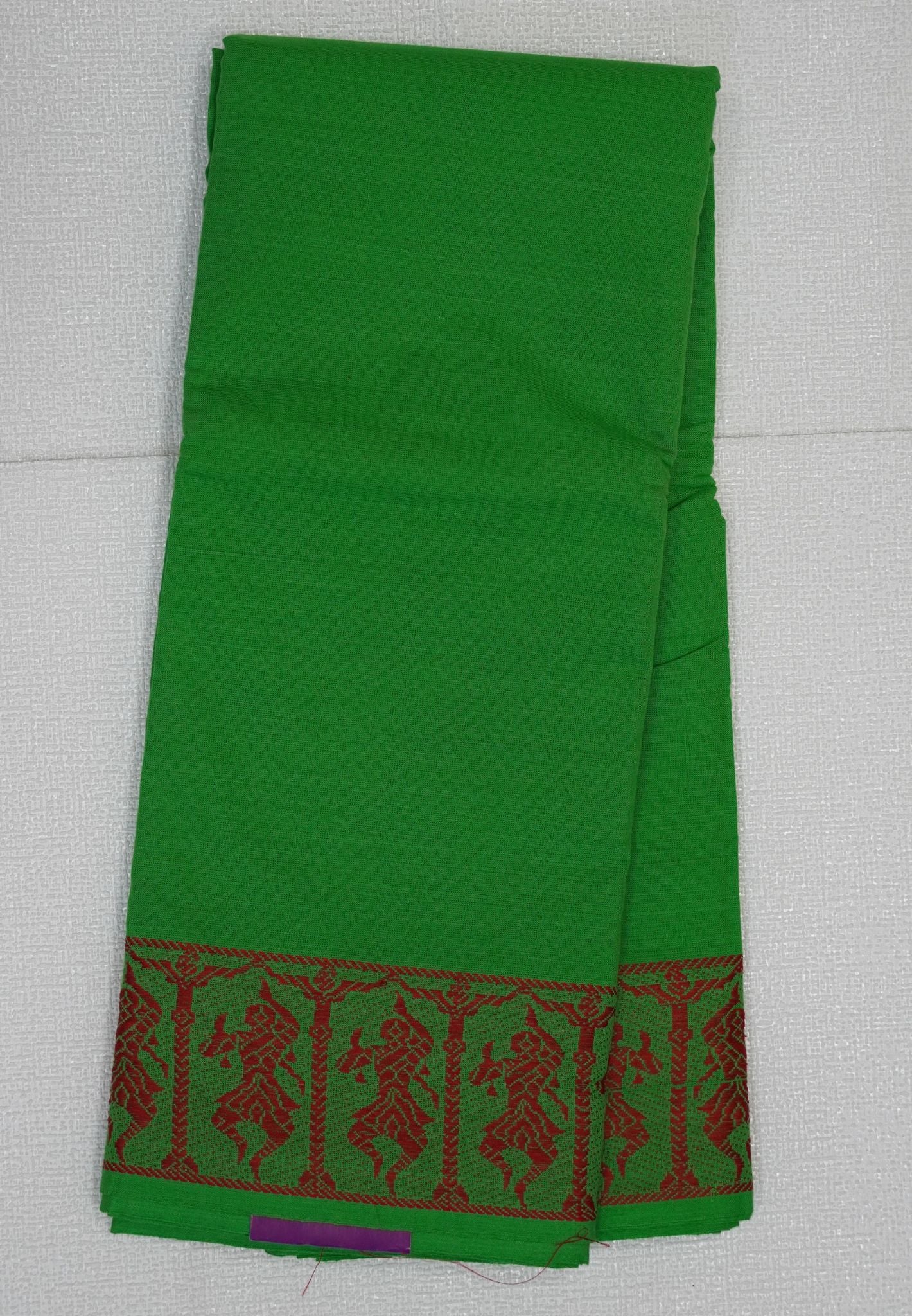 Cotton Dance Saree-Light Green