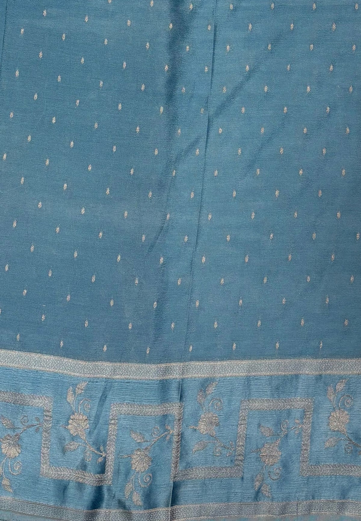 Banarasi Brocade Silk Saree-Rani Pink with Contrast Border